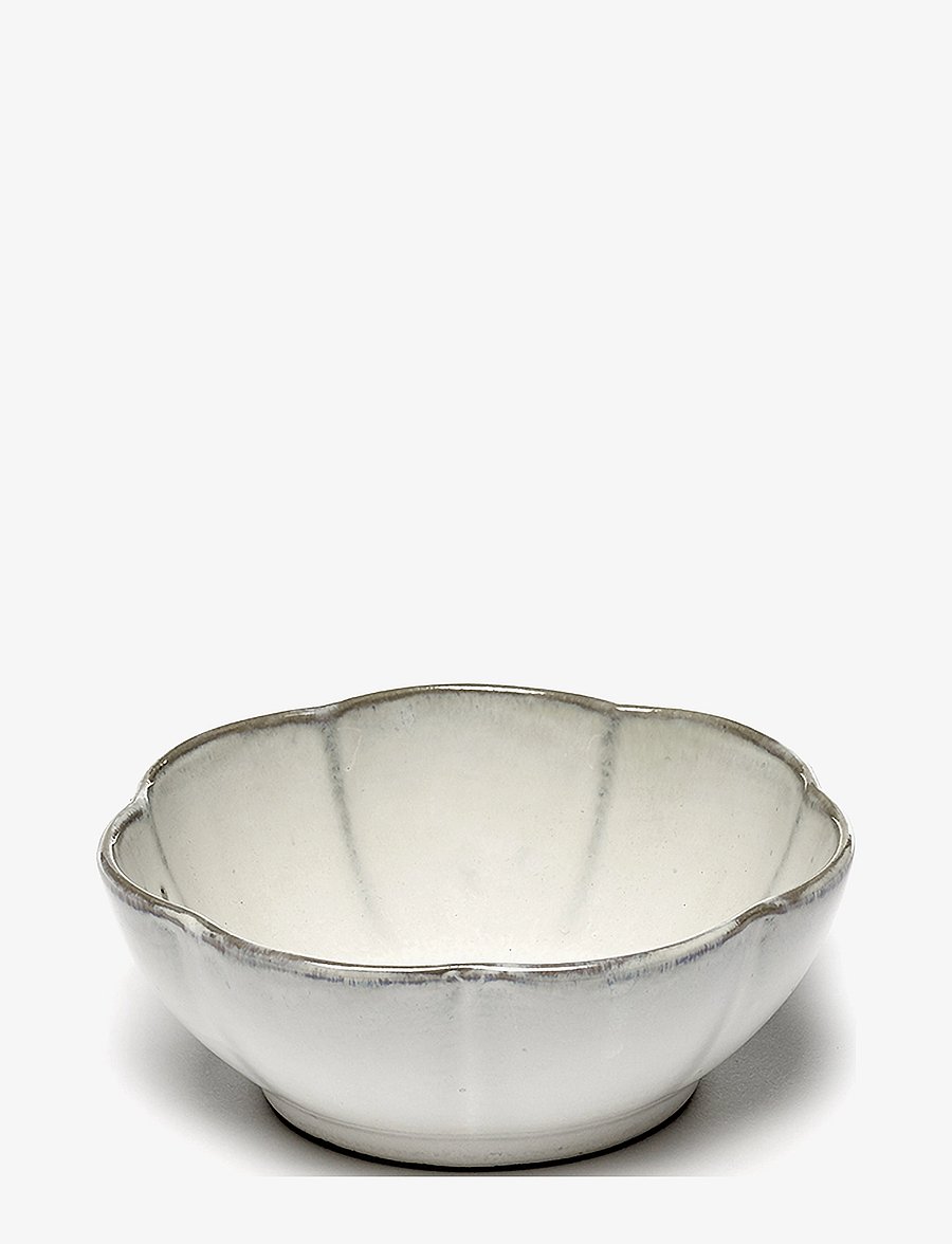 Serax - BOWL RIBBED L INKU BY SERGIO HERMAN SET/4 - müslischalen - white - 1