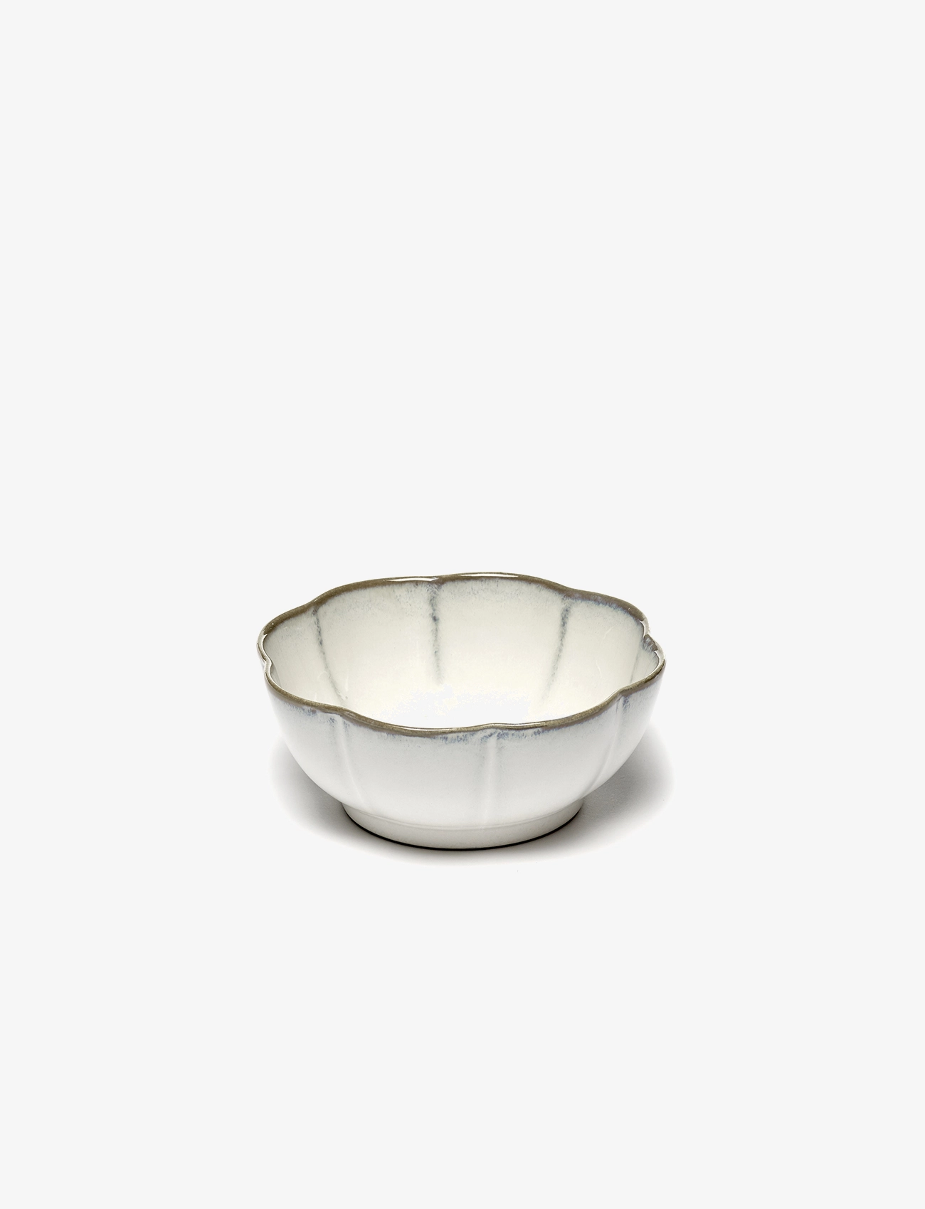 Serax - BOWL RIBBED XL INKU BY SERGIO HERMAN SET/4 - fruit bowls - white - 1
