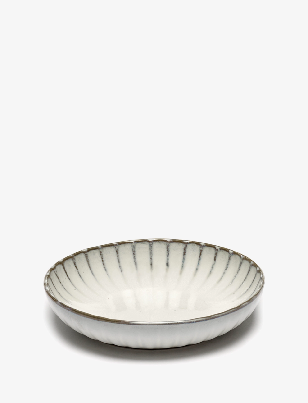 Serax - HIGH PLATE S INKU BY SERGIO HERMAN SET/2 - djupa tallrikar - white - 1