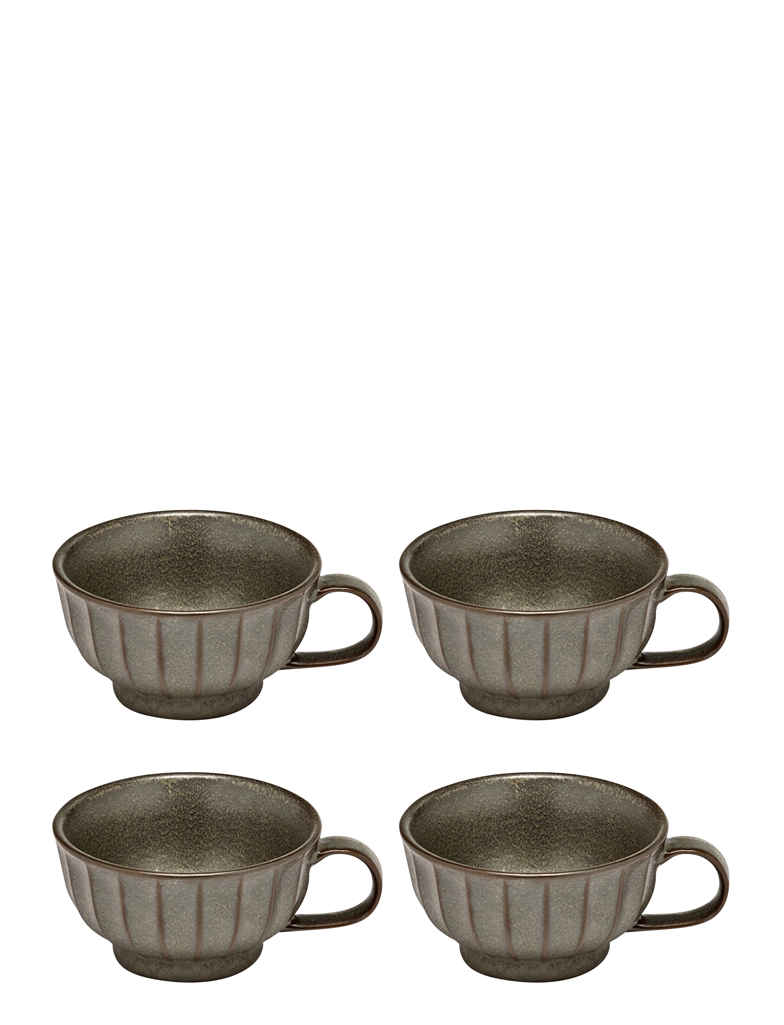 Serax Cappuccino Cup Green Inku By Sergio Herman Set/4, 25 CL, Cups & Mugs, Grün - Coffee Cups, Homeware