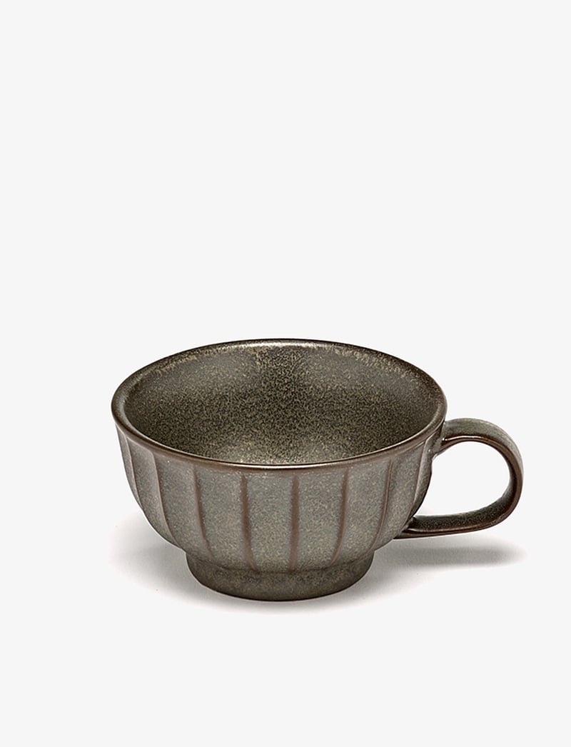 Serax - CAPPUCCINO CUP GREEN INKU BY SERGIO HERMAN SET/4 - kaffetassen - green - 1