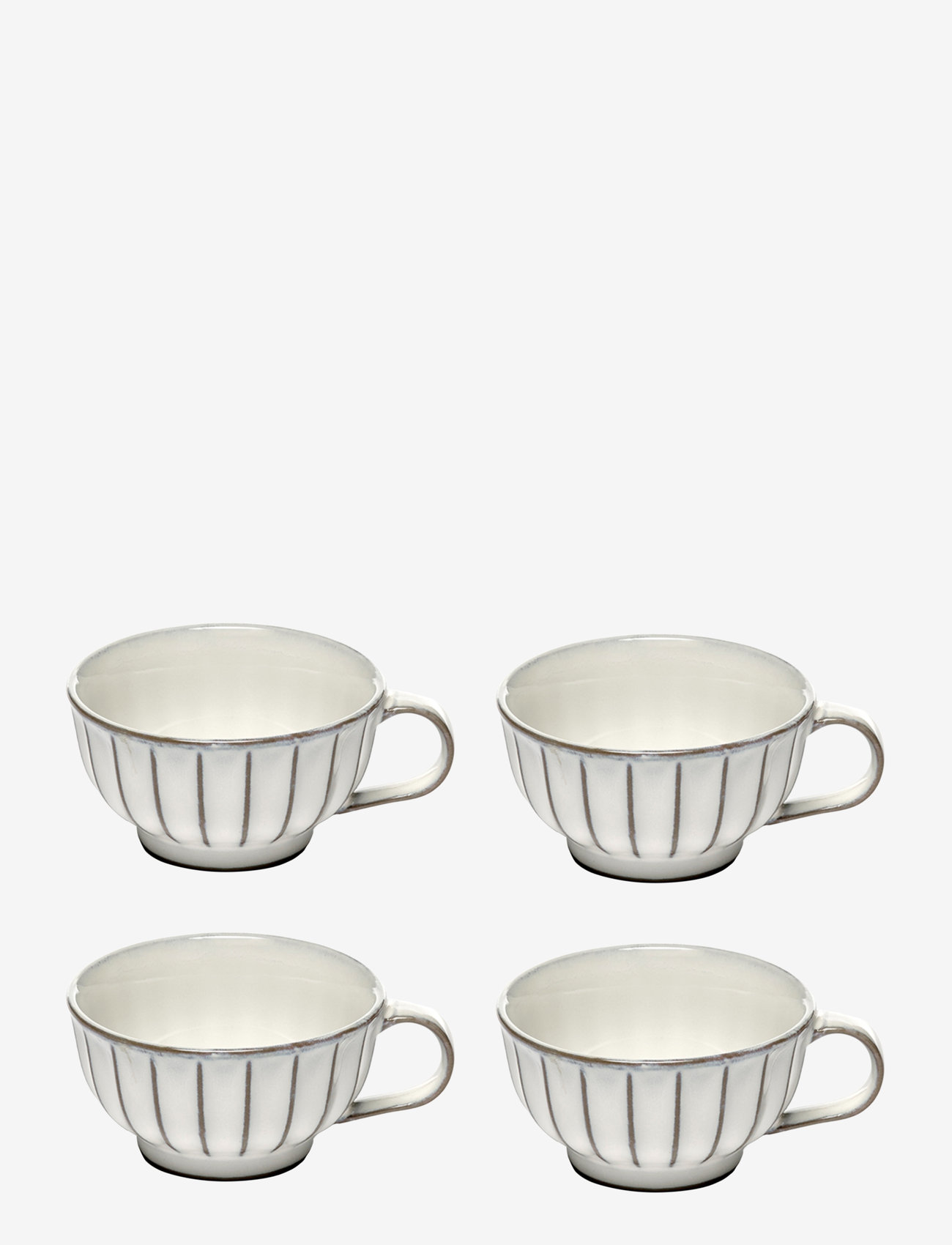 Serax - CAPPUCCINO CUP WHITE INKU BY SERGIO HERMAN SET/4 - nach preis einkaufen - white - 0
