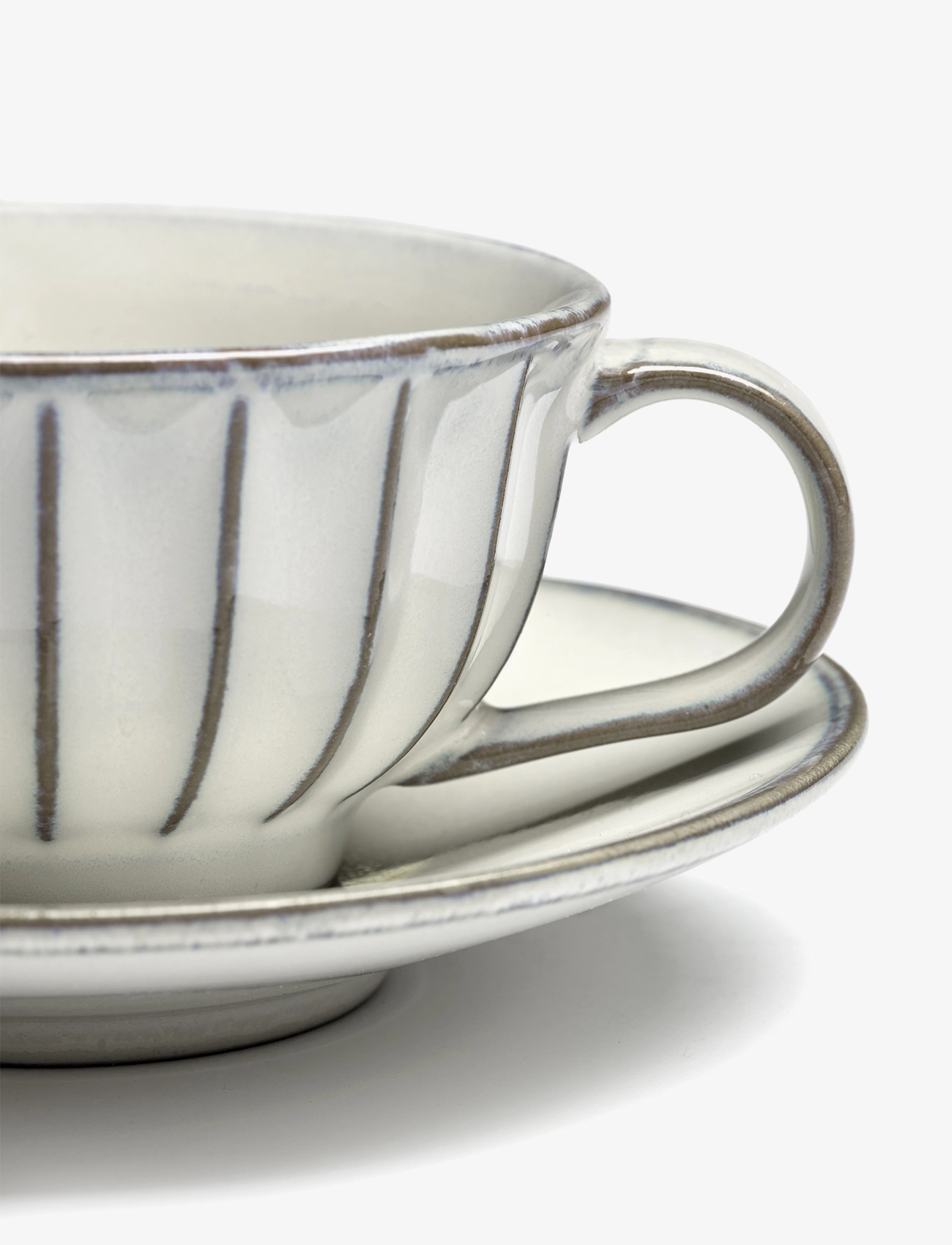Serax - CAPPUCCINO CUP WHITE INKU BY SERGIO HERMAN SET/4 - kubki do kawy - white - 3