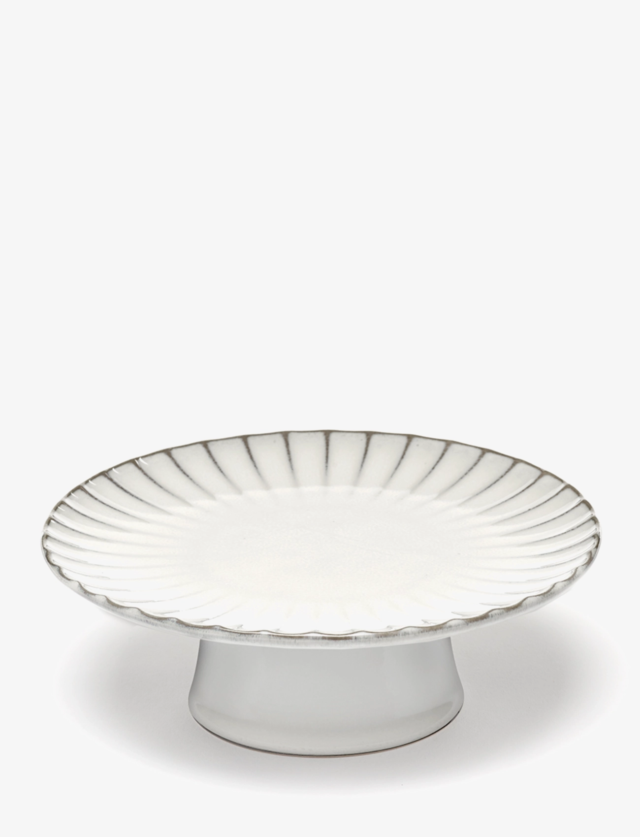 Serax Cake Stand M Inku By Sergio Herman, M, Serving Dishes, Weiß - Platters, Homeware