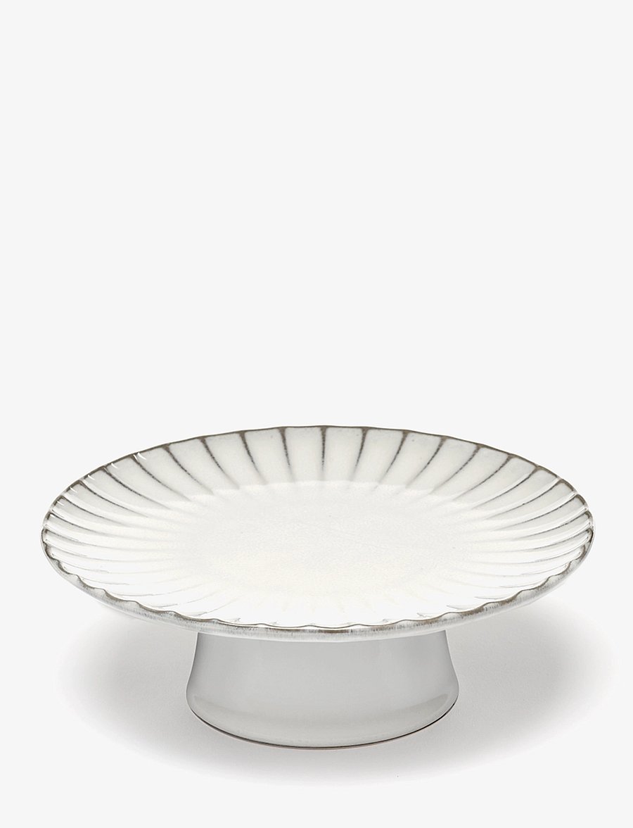 Serax - CAKE STAND M INKU BY SERGIO HERMAN - kuchenplatten - white - 0