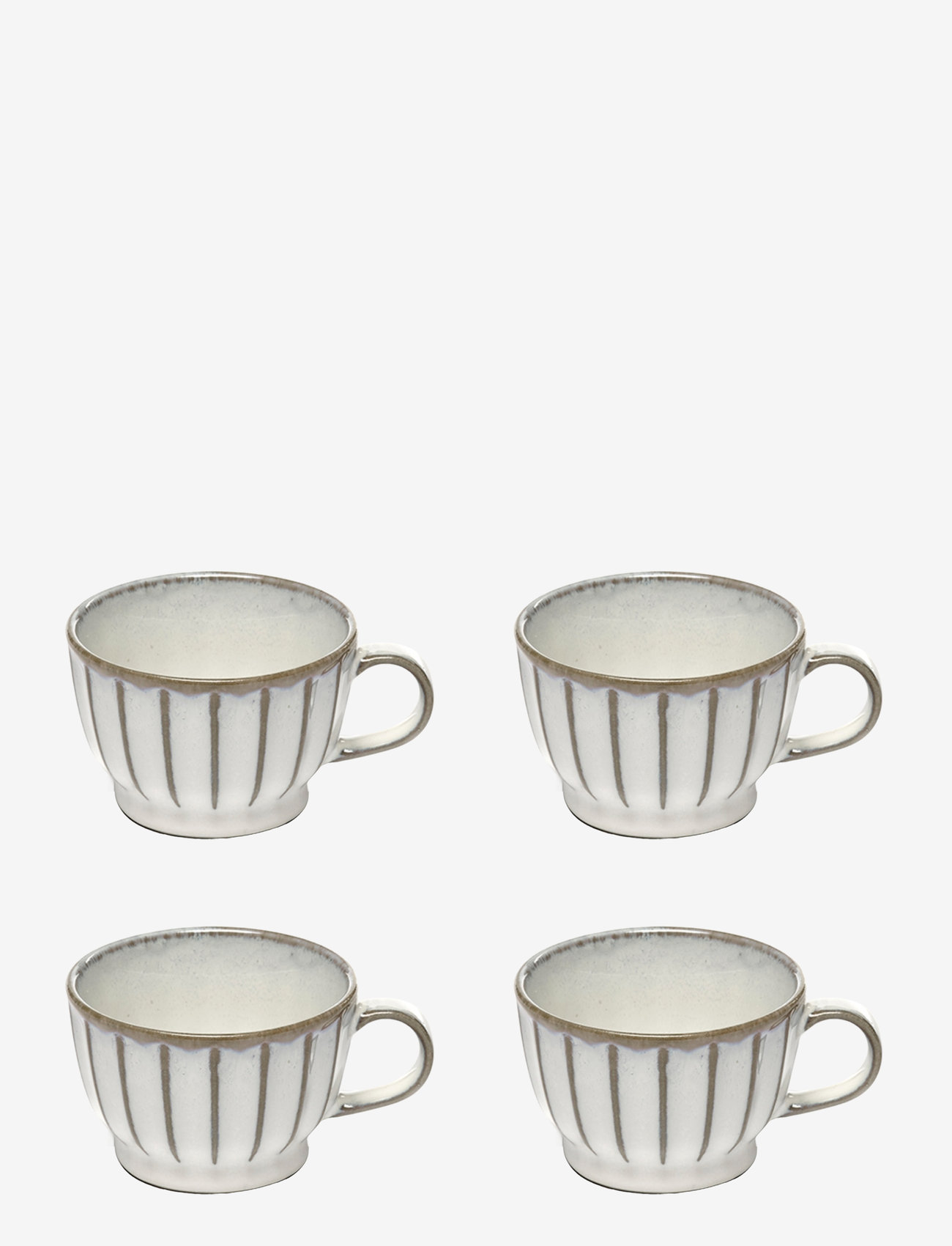 Serax - COFFEE CUP 15 CL INKU BY SERGIO HERMAN SET/4 - coffee cups - white - 0