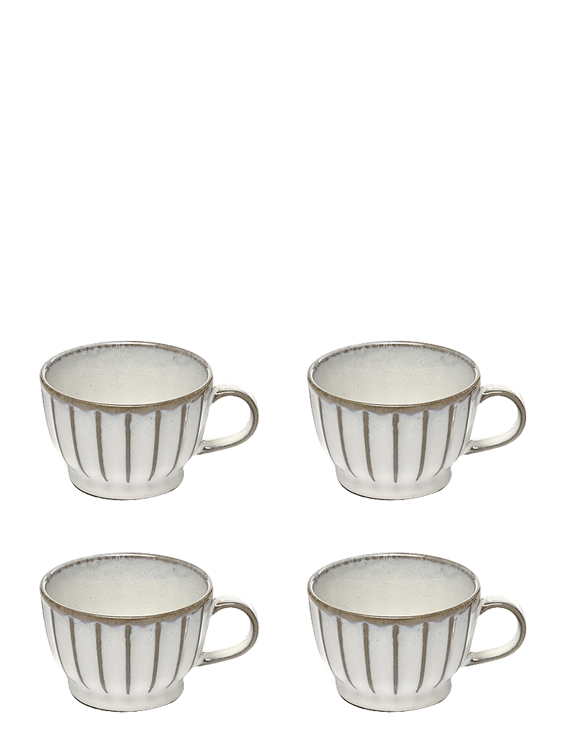 Serax - COFFEE CUP 15 CL INKU BY SERGIO HERMAN SET/4 - kaffetassen - white - 0
