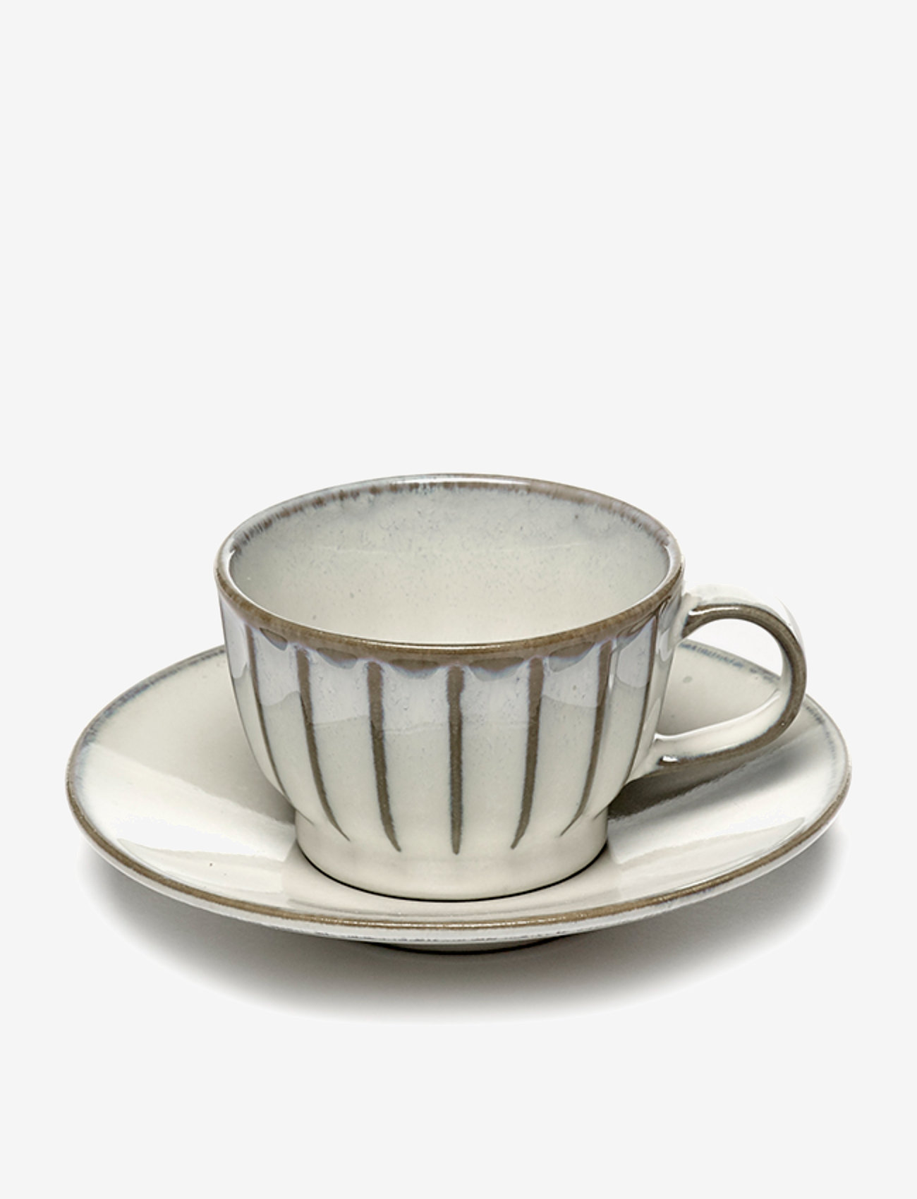 Serax - COFFEE CUP 15 CL INKU BY SERGIO HERMAN SET/4 - coffee cups - white - 1