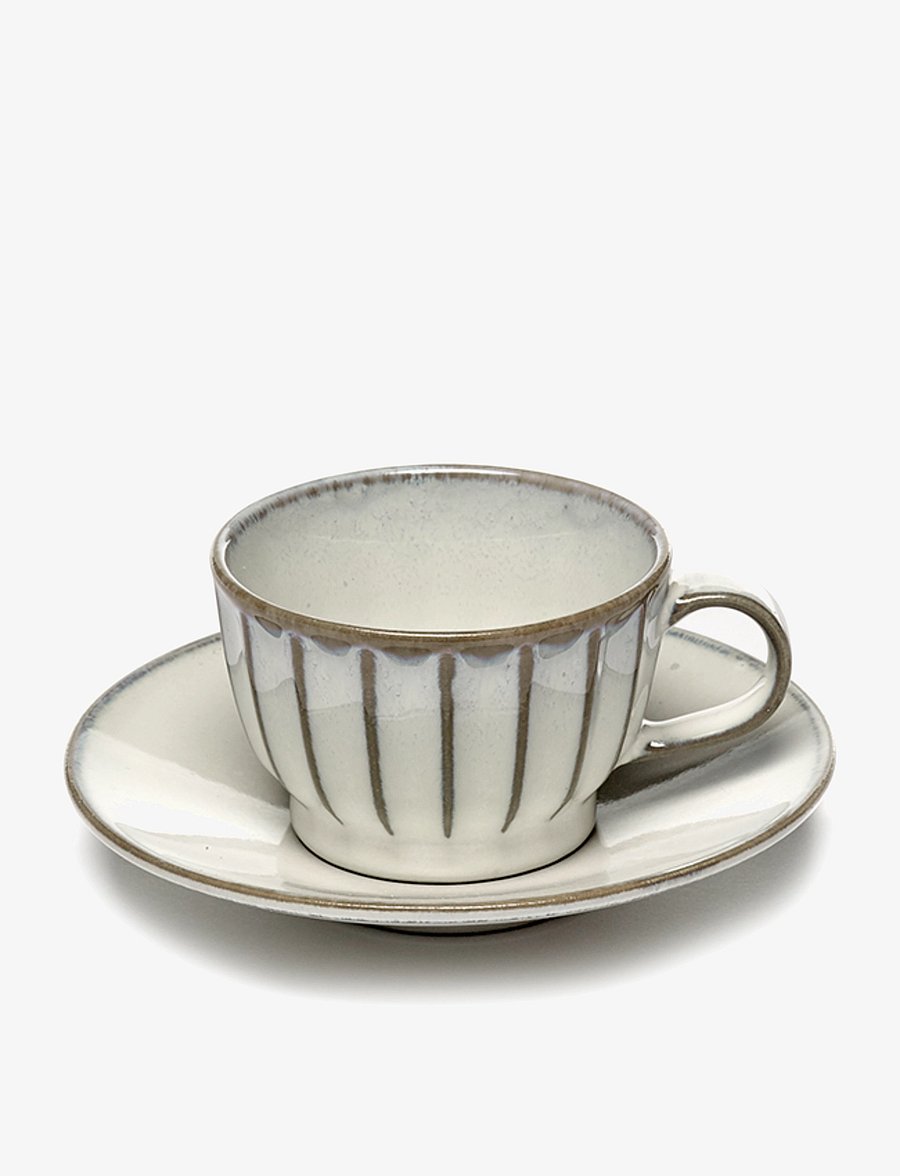 Serax - COFFEE CUP 15 CL INKU BY SERGIO HERMAN SET/4 - kaffetassen - white - 1