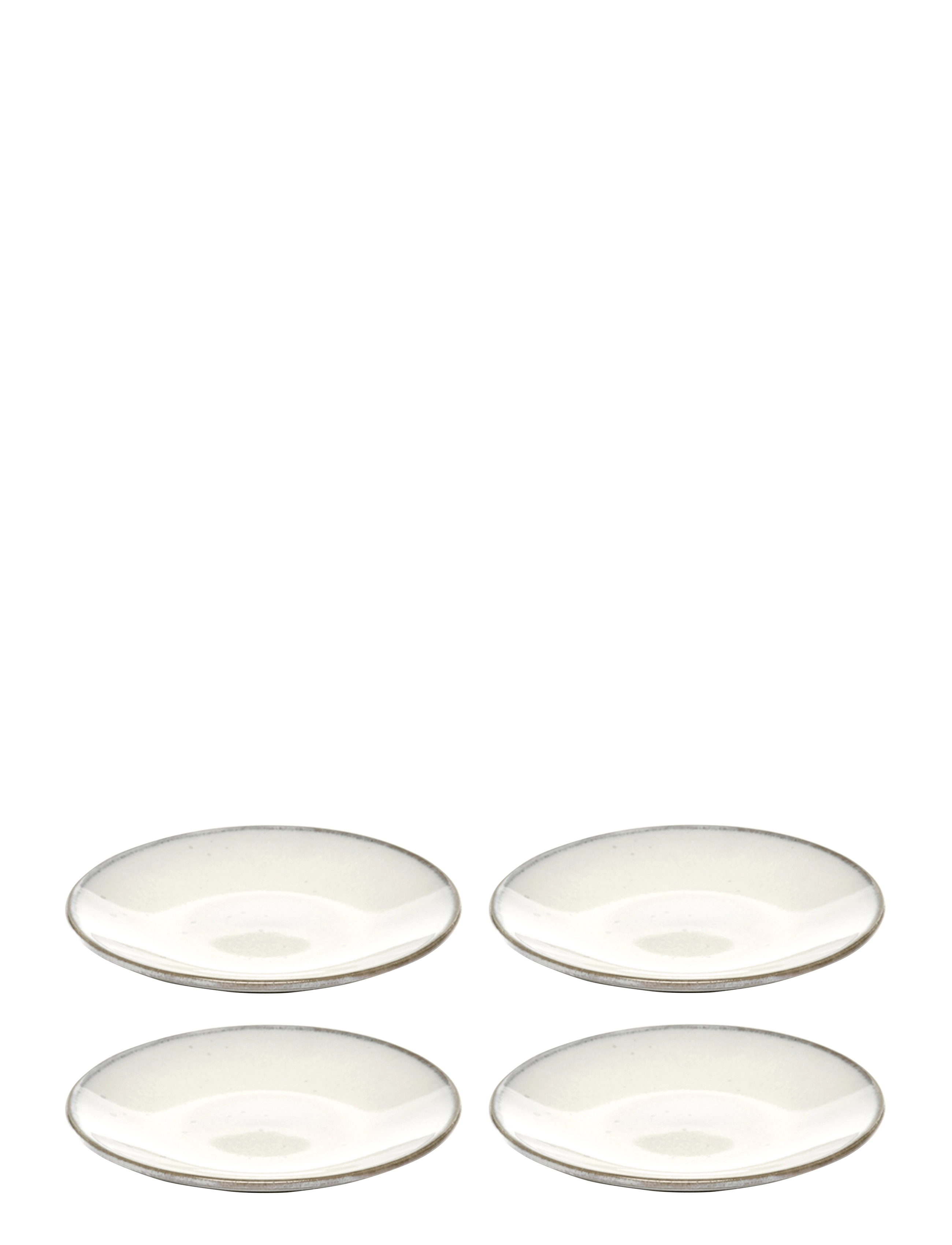 Serax SAUCER ESPRESSO INKU BY SERGIO HERMAN SET/4 - Krus & Kopper - WHITE / white