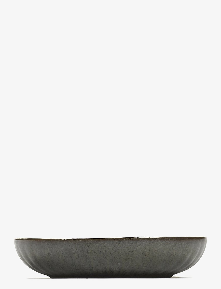 Serax - HIGH PLATE S GREEN INKU BY SERGIO HERMAN SET/2 - servierschalen - green - 1