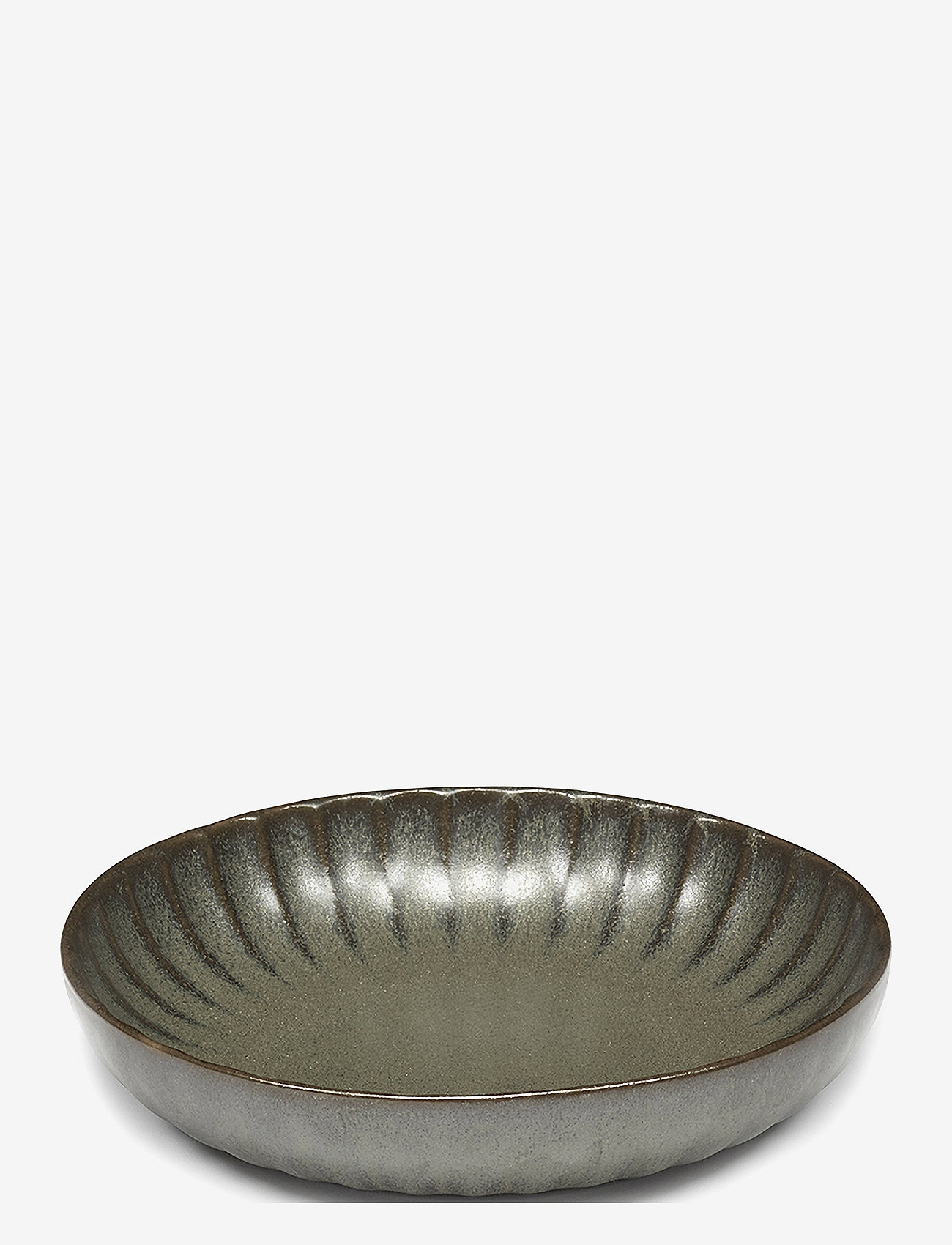 Serax - HIGH PLATE S GREEN INKU BY SERGIO HERMAN SET/2 - køb efter pris - green - 3