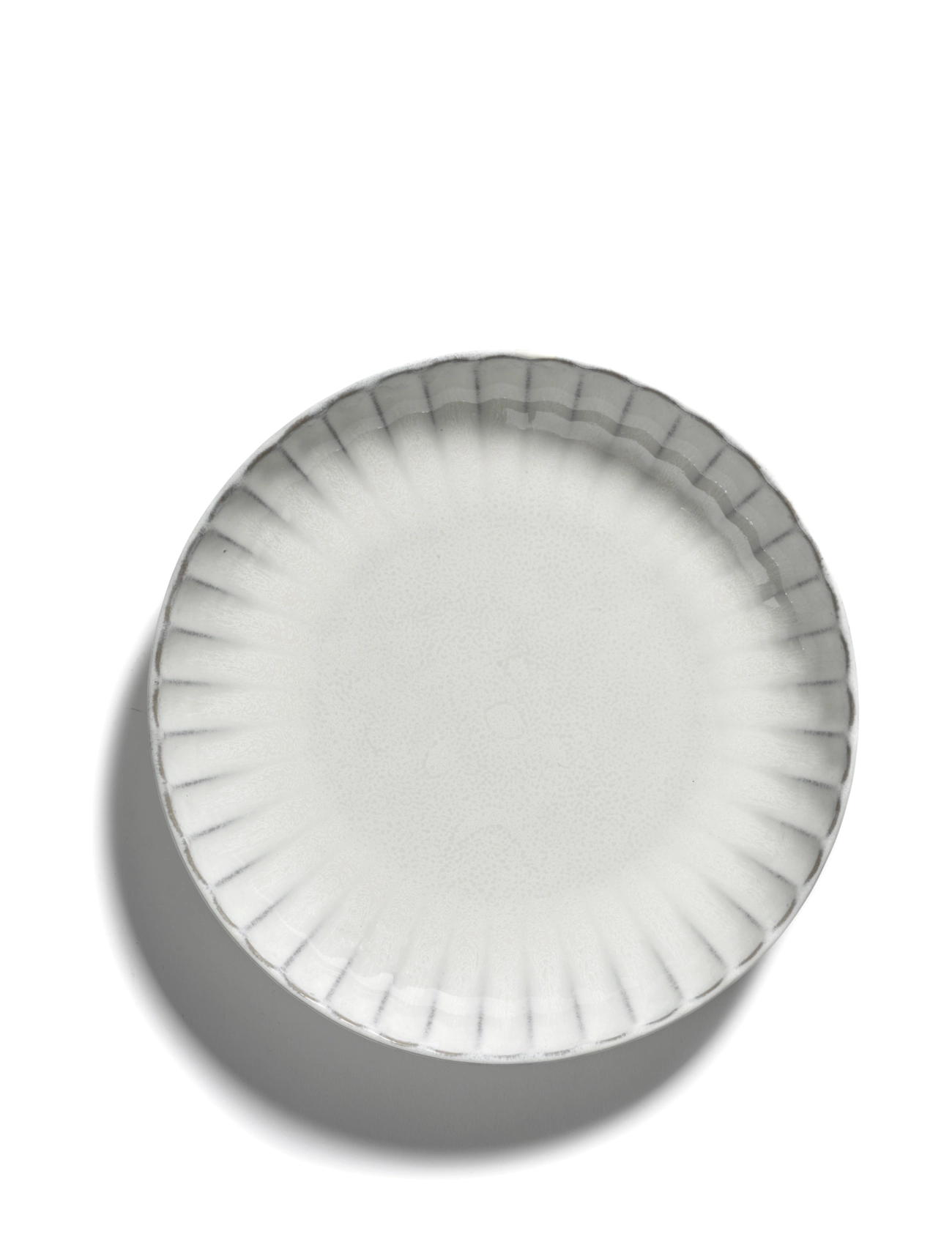 Serax - HIGH PLATE M WHITE INKU set/2 - white - 2