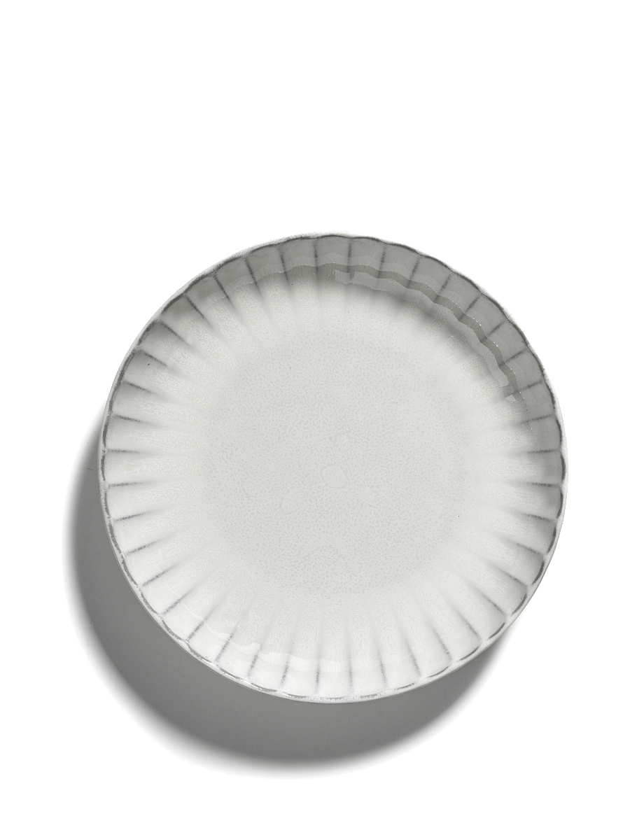 Serax - HIGH PLATE M WHITE INKU set/2 - supitaldrikud - white - 2