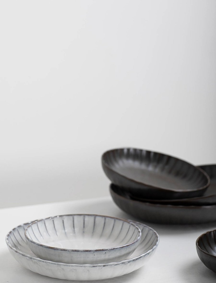 Serax - HIGH PLATE M WHITE INKU set/2 - supitaldrikud - white - 0
