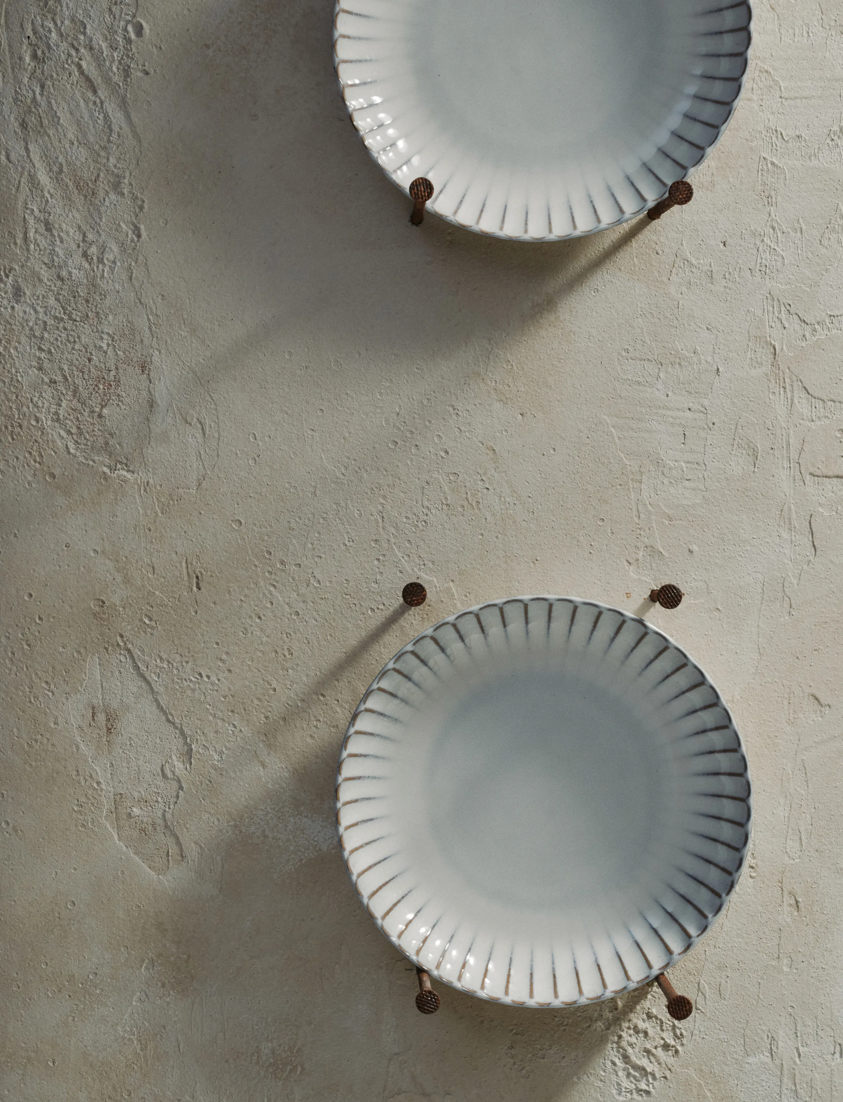 Serax - HIGH PLATE M WHITE INKU set/2 - white - 4