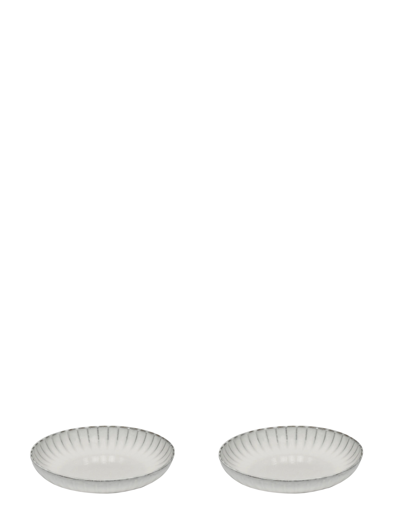 Serax HIGH PLATE M WHITE INKU set/2 - Weihnachtsgeschenke - WHITE / white
