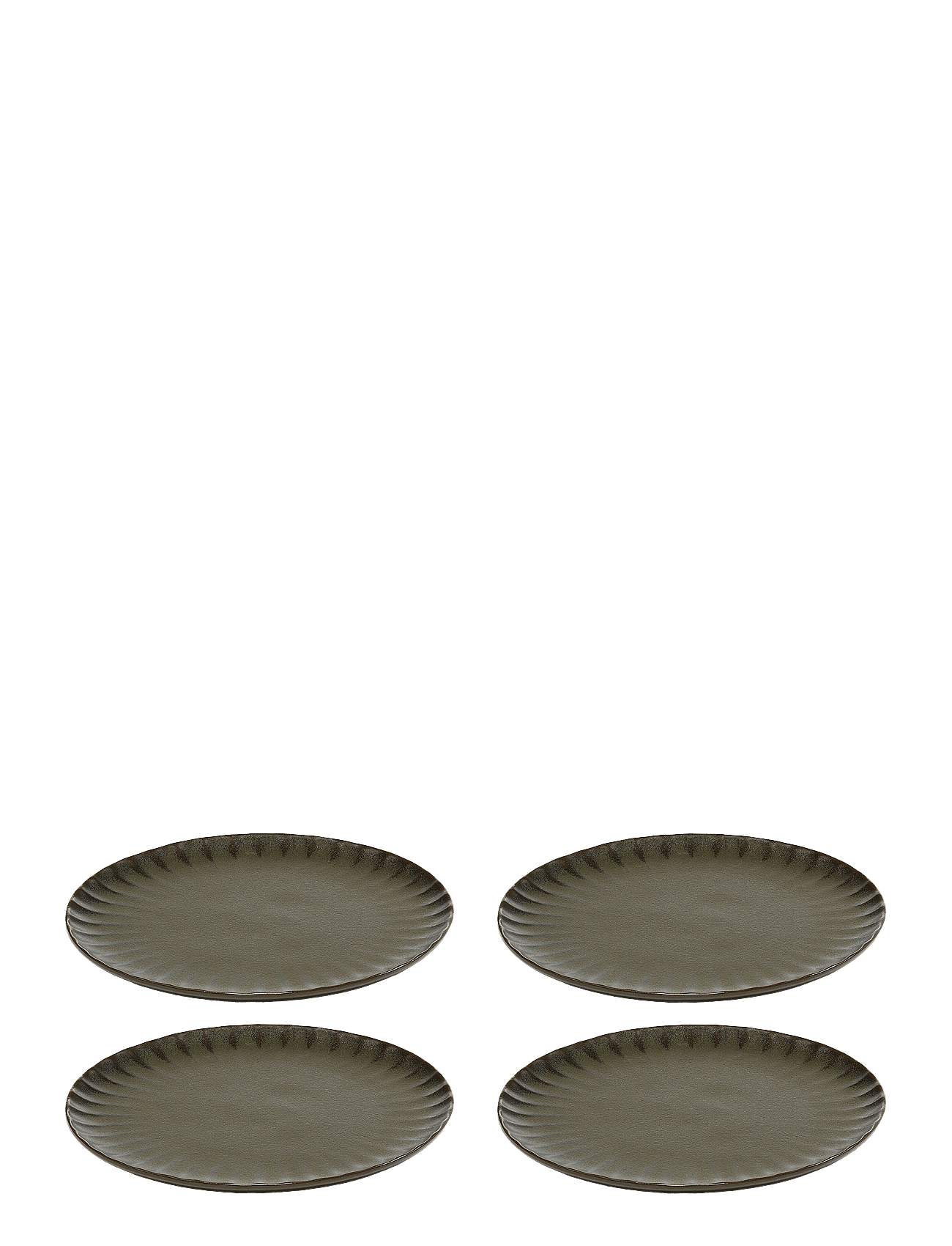 Serax | Plate M Green Inku By Sergio Herman Set/4 | Ø 21 CM