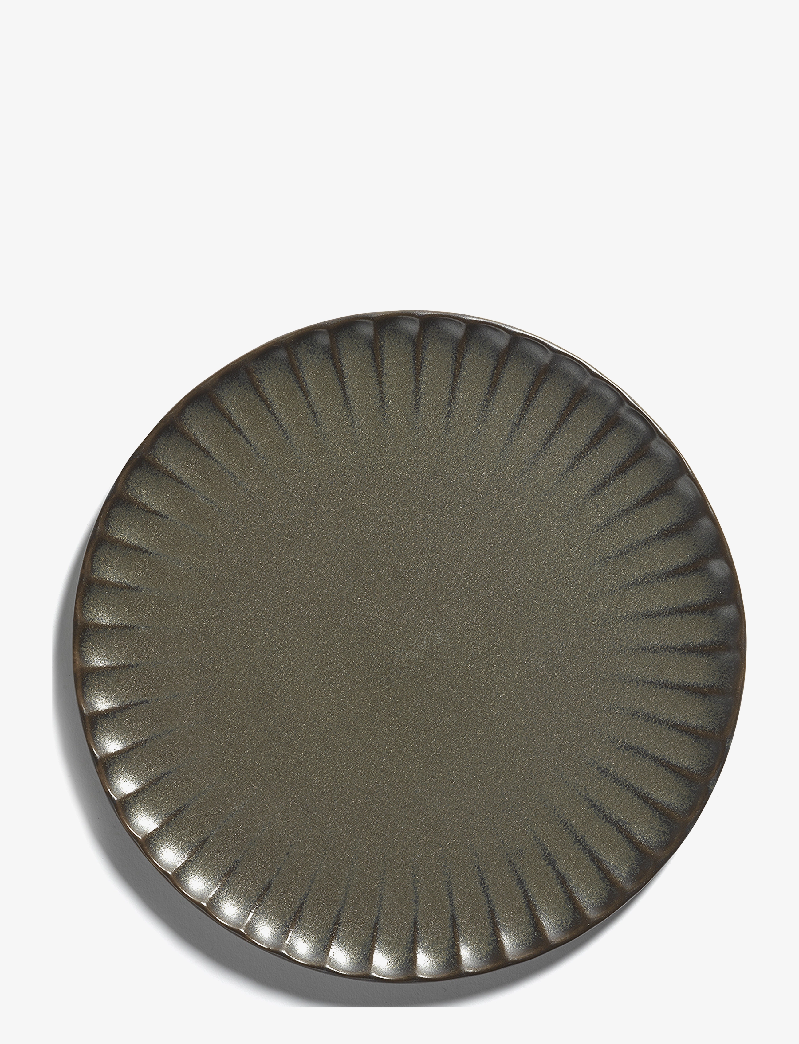 Serax - PLATE L GREEN INKU BY SERGIO HERMAN SET/4 - lėkštutės - green - 2