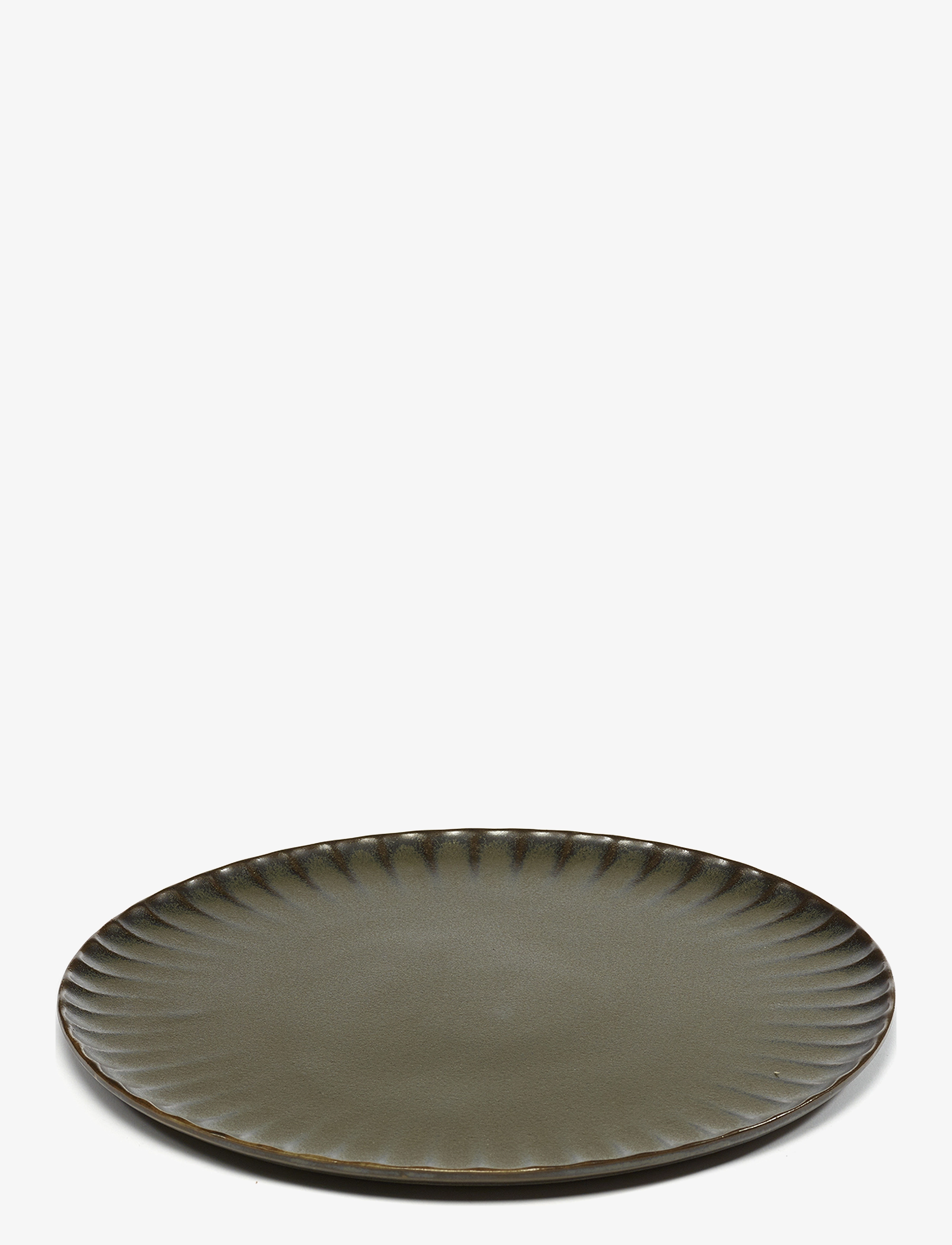 Serax - PLATE XL GREEN INKU BY SERGIO HERMAN SET/4 - middagstallerkner - green - 3