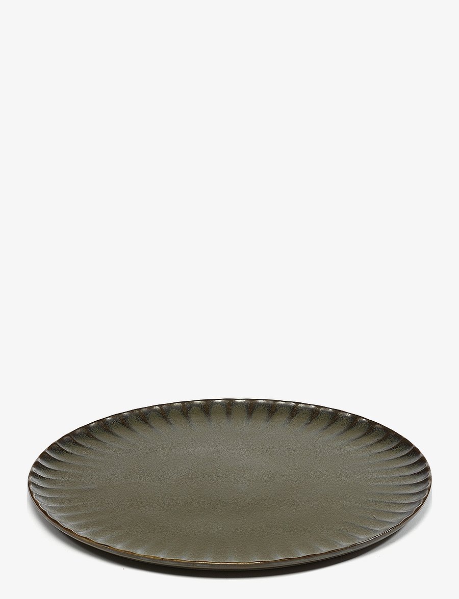 Serax - PLATE XL GREEN INKU BY SERGIO HERMAN SET/4 - speiseteller - green - 3
