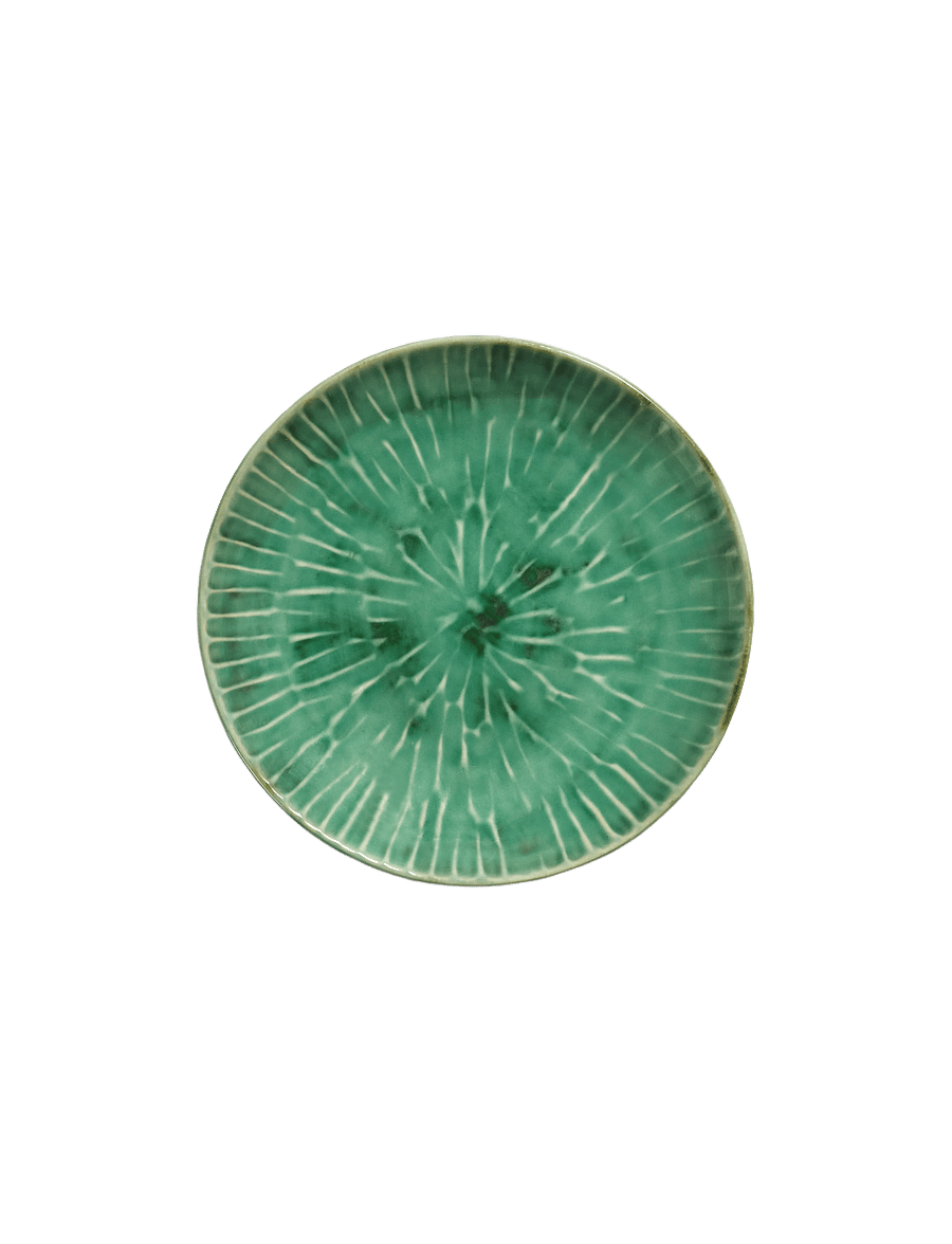 Serax - PLATE M GREEN VERDE LANZA SET/2 - talerze obiadowe - green - 2