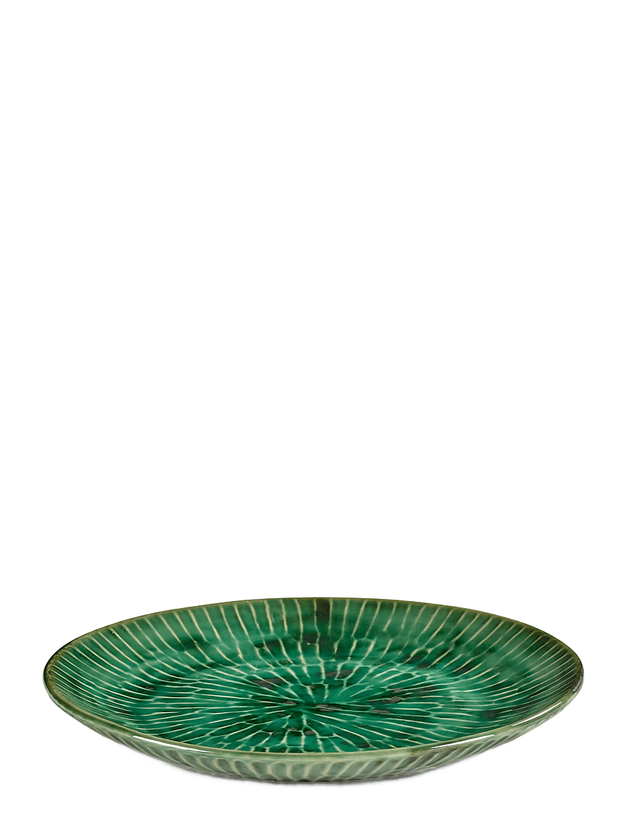 Serax - PLATE L GREEN VERDE LANZA SET/2 - pusdienu šķīvji - green - 2
