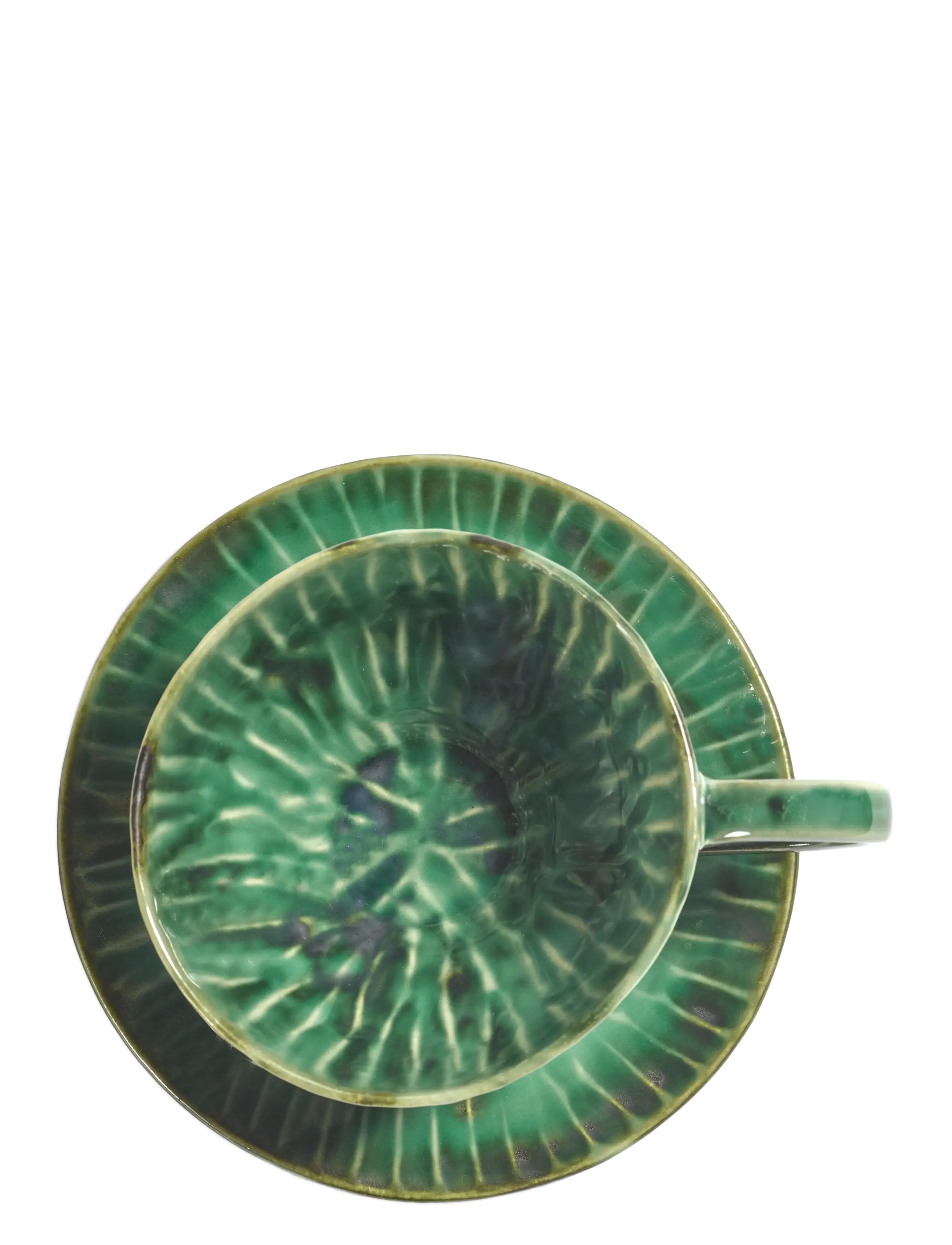 Serax - CAPPUCCINO CUP GREEN VERDE LANZA SET/2 - kaffetassen - green - 3