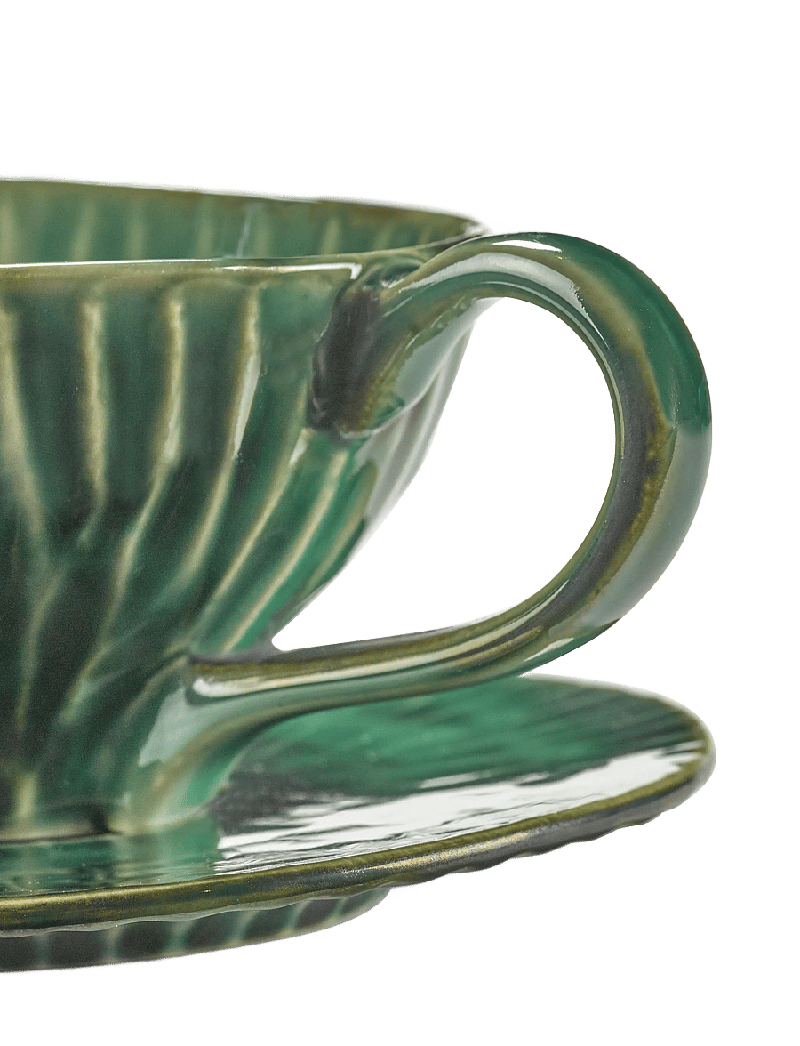 Serax - CAPPUCCINO CUP GREEN VERDE LANZA SET/2 - kafijas krūzes - green - 4