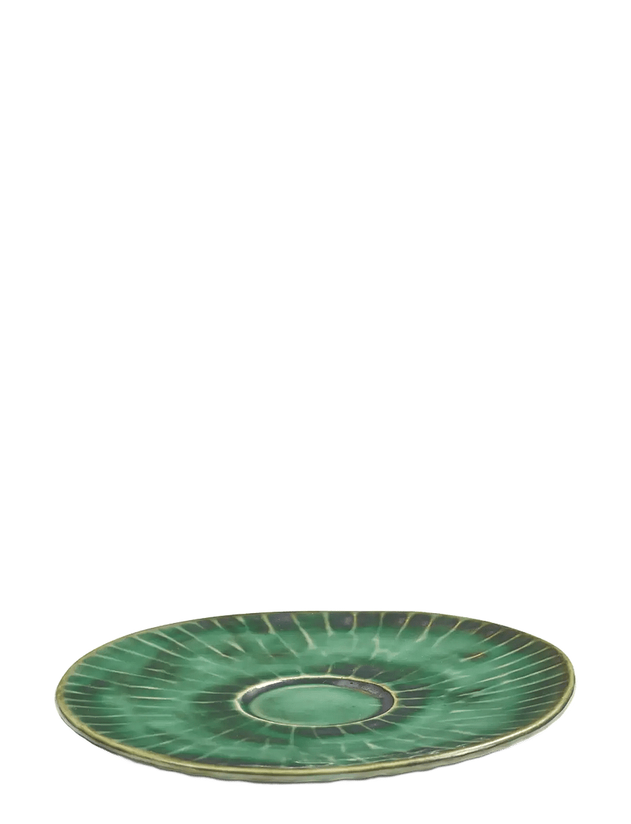 Serax - SAUCER CAPPUCCINO CUP GREEN VERDE LANZA SET/2 - kafijas krūzes - green - 0