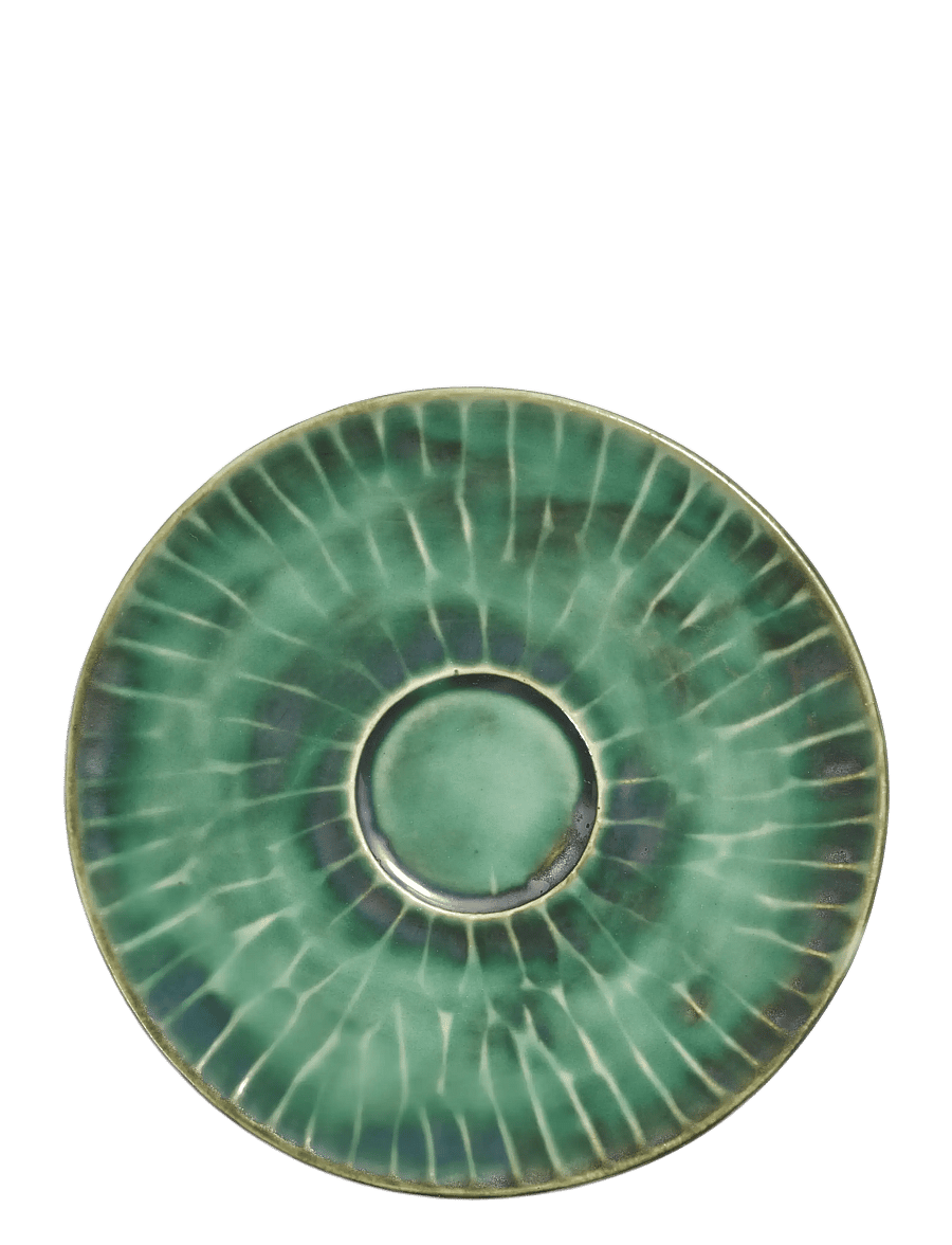 Serax - SAUCER CAPPUCCINO CUP GREEN VERDE LANZA SET/2 - kafijas krūzes - green - 2