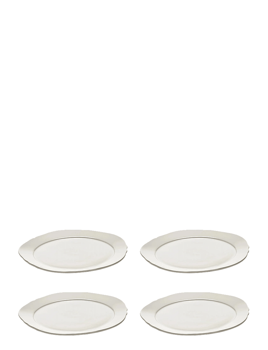 Serax - PLATE S WHITE SILHOUETTE set/4 - white - 1