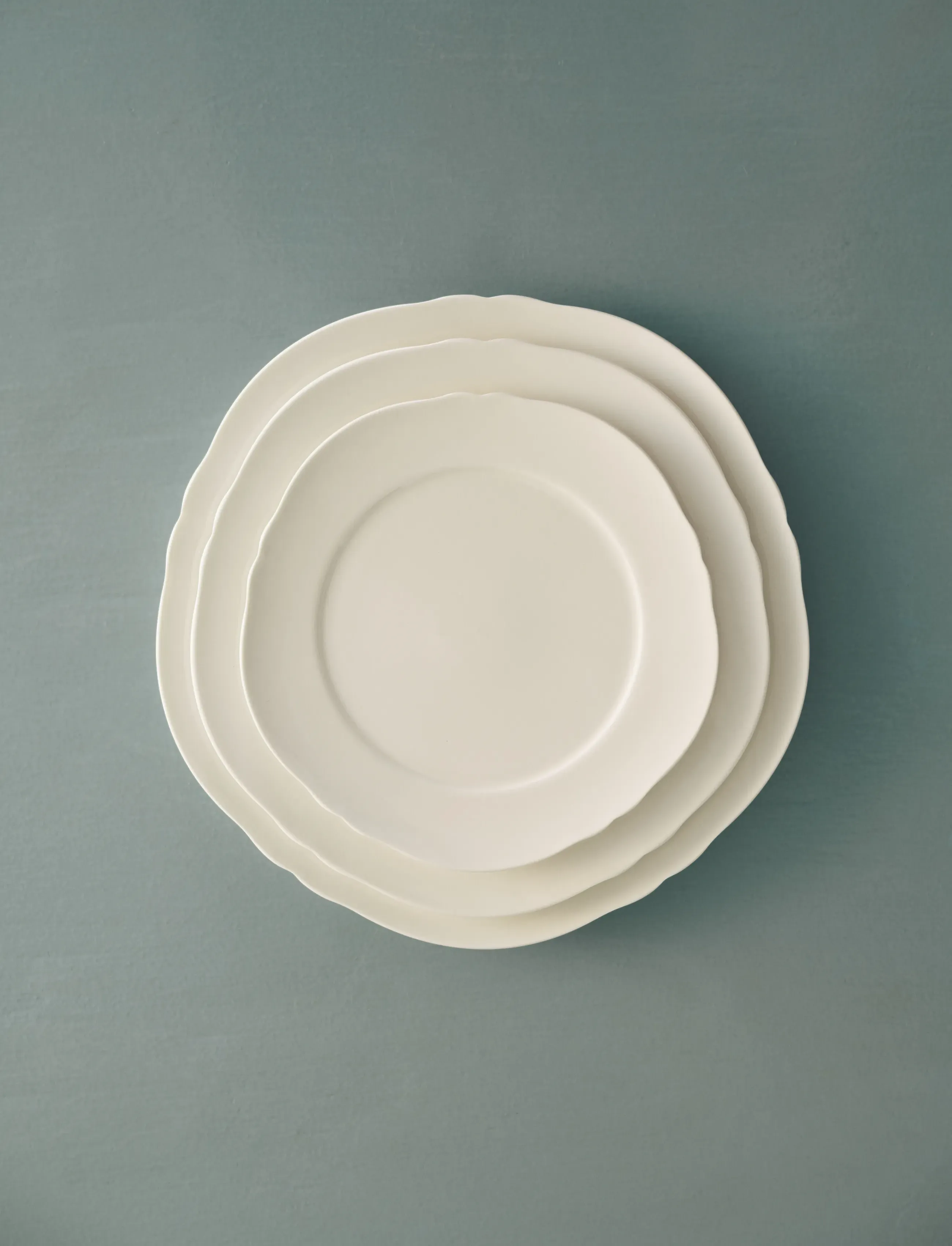 Serax Plate S White Silhouette Set/4, One Size, Plates, Weiß - Small Homeware