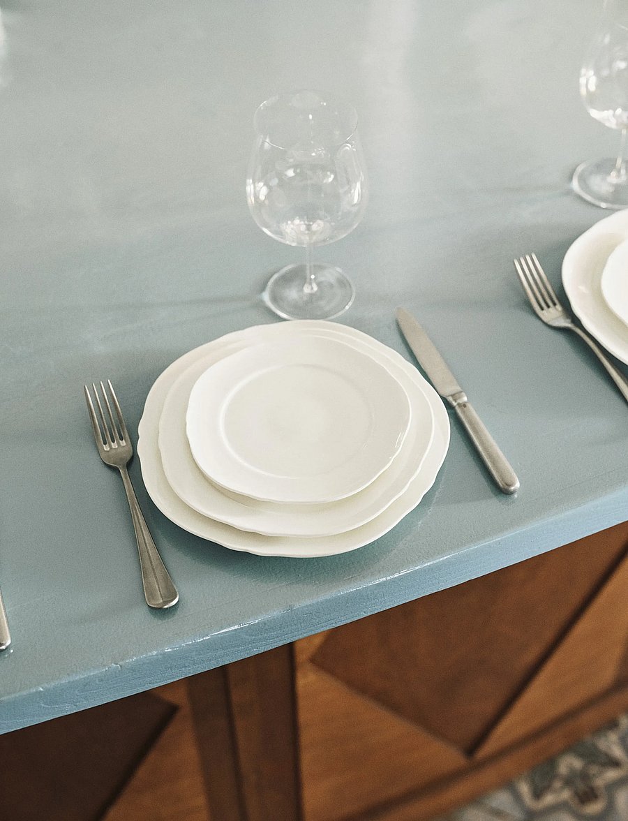 Serax - PLATE S WHITE SILHOUETTE set/4 - white - 3
