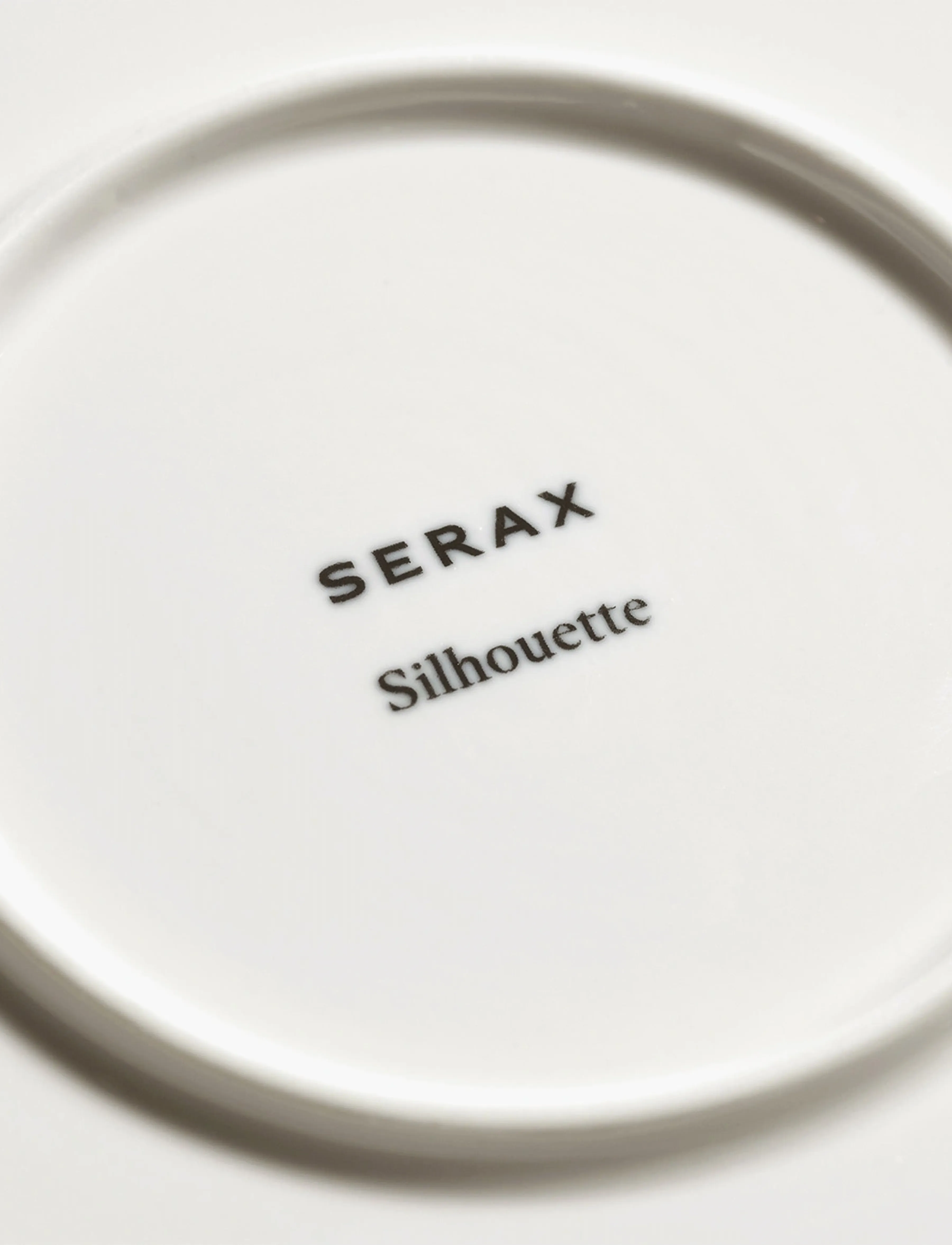 Serax - PLATE S WHITE SILHOUETTE set/4 - white - 4