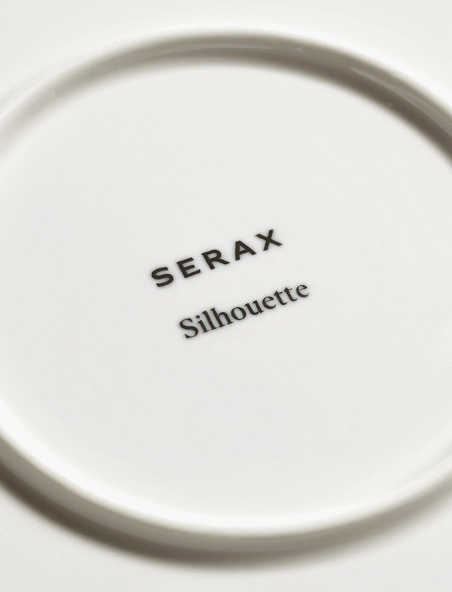 Serax - PLATE S WHITE SILHOUETTE set/4 - white - 4