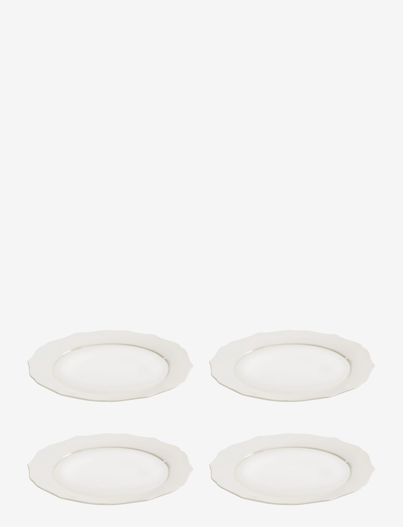 Serax PLATE L WHITE SILHOUETTE set/4 - Galda servēšanas piederumi - WHITE / white