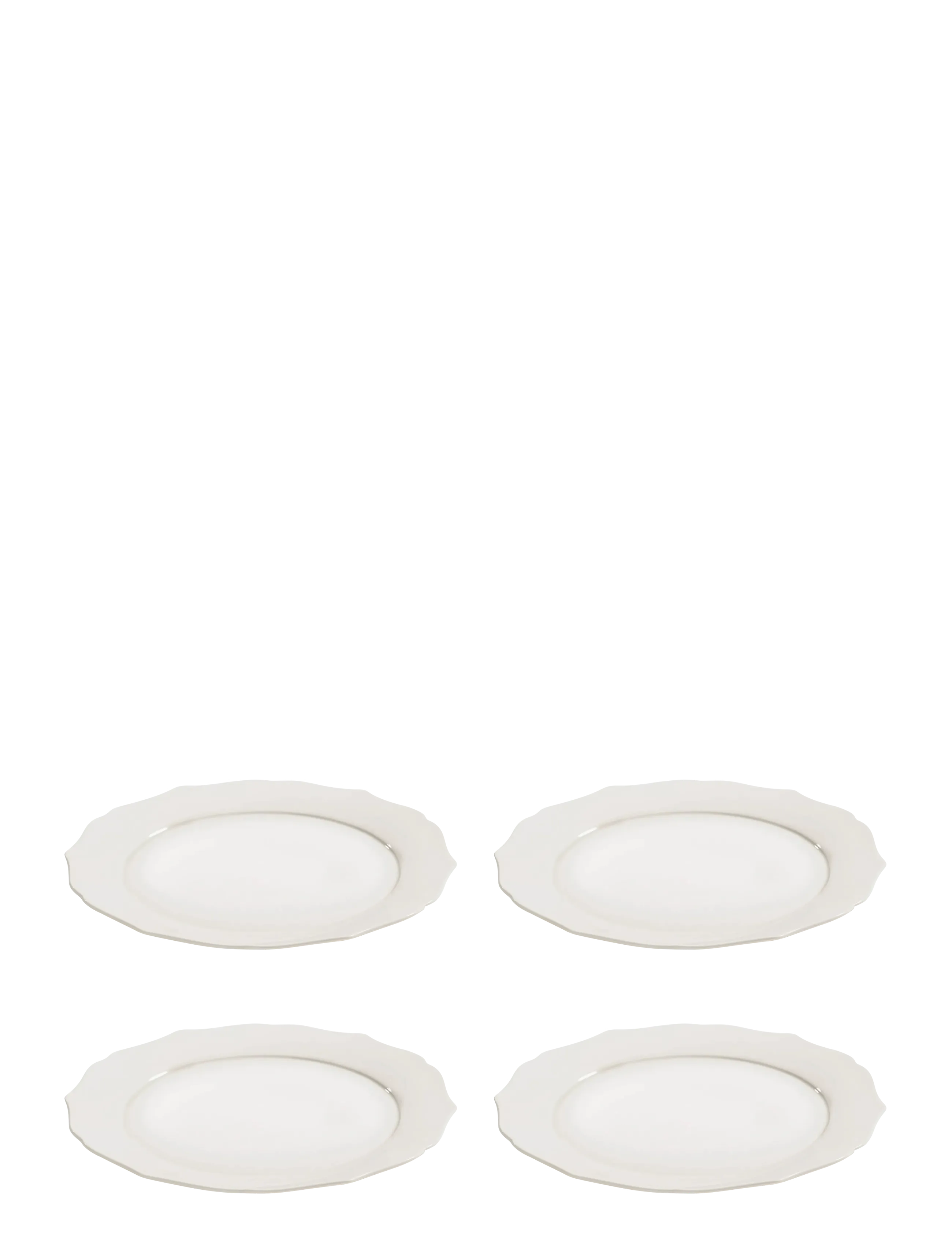 Serax PLATE L WHITE SILHOUETTE set/4 - Skoða allt - WHITE / white