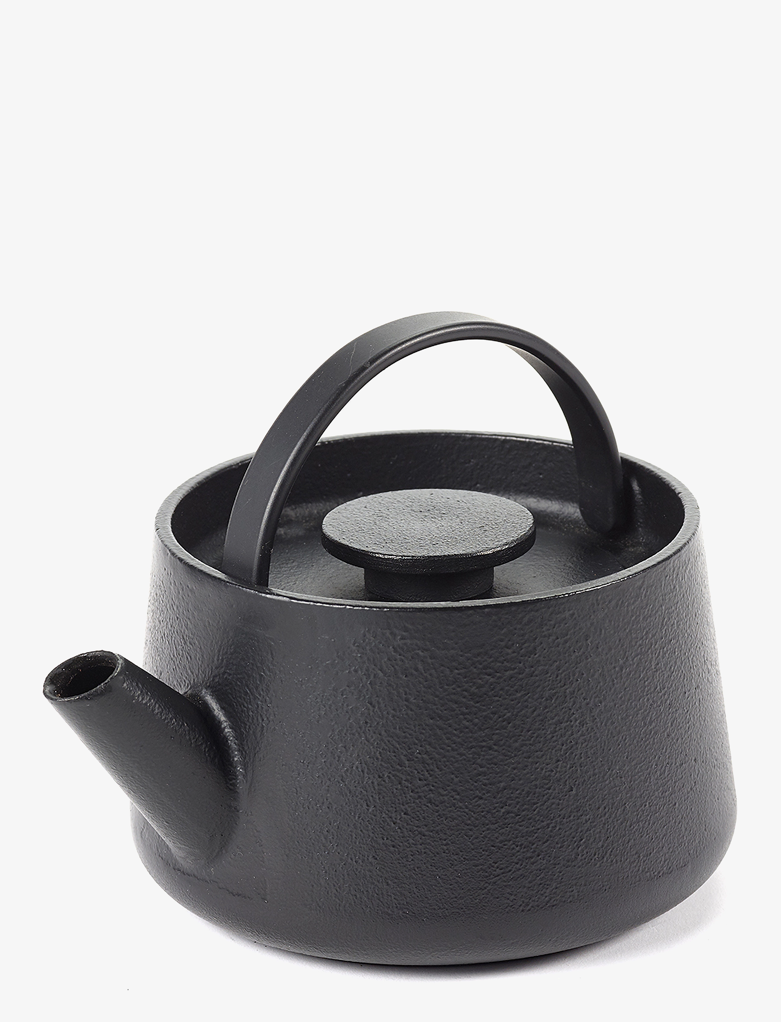 Serax Tea Pot M Cast-Iron Inku By Sergio Herman, One Size, Jugs & Carafes, Schwarz - Teapots, Homeware