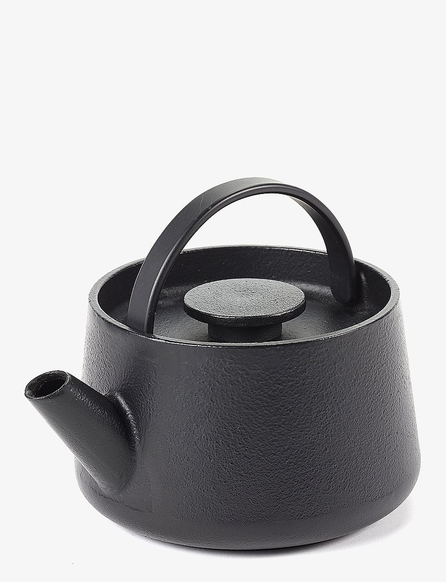 Serax - TEA POT M CAST-IRON INKU BY SERGIO HERMAN - teekannen - black - 0