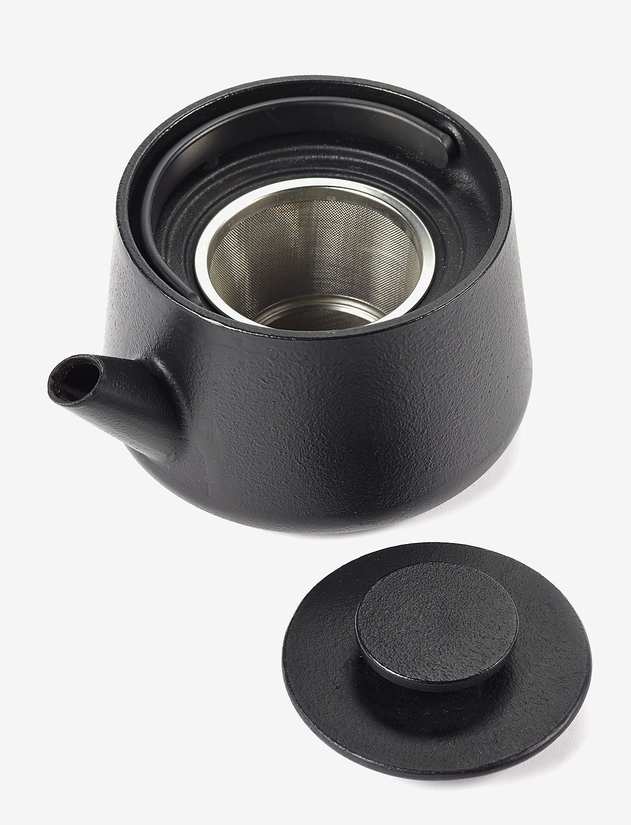 Serax - TEA POT M CAST-IRON INKU BY SERGIO HERMAN - theepotten - black - 1