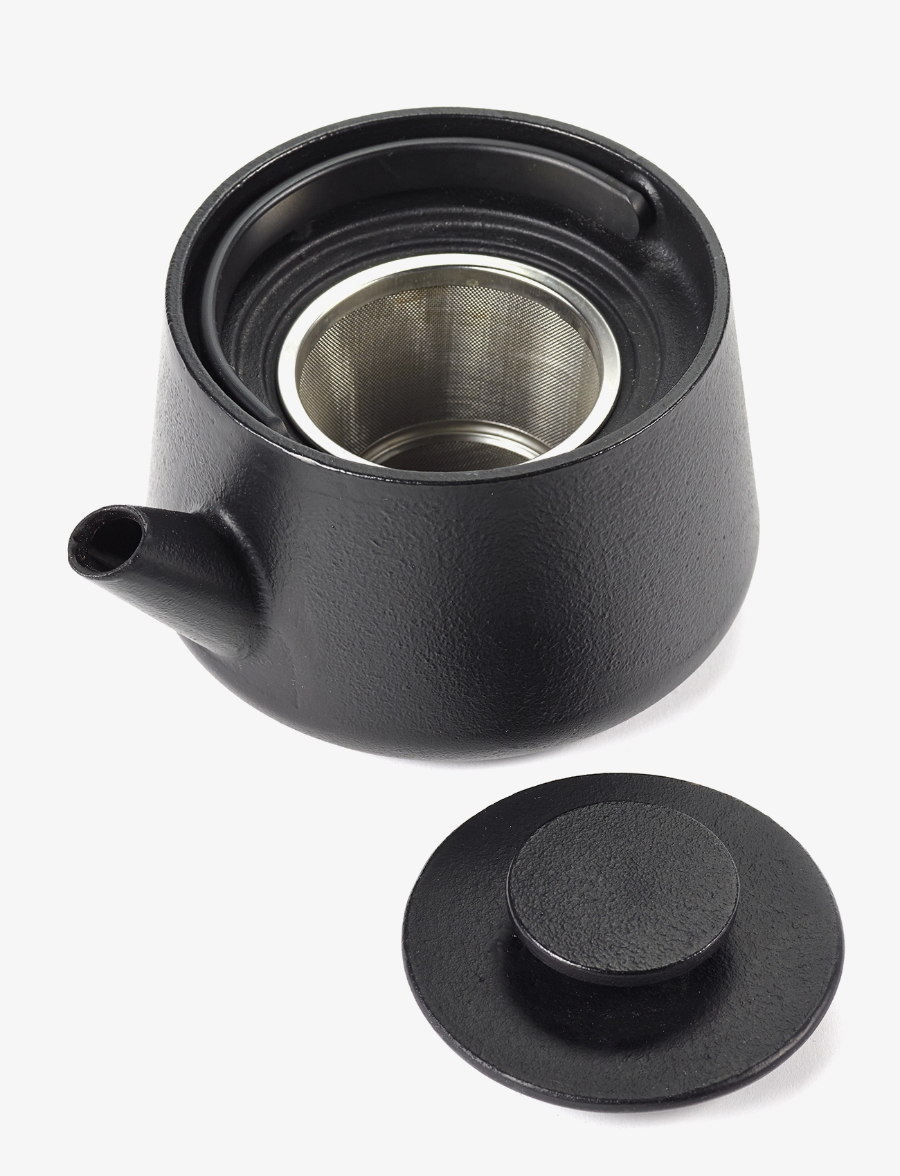 Serax - TEA POT M CAST-IRON INKU BY SERGIO HERMAN - teapots - black - 1
