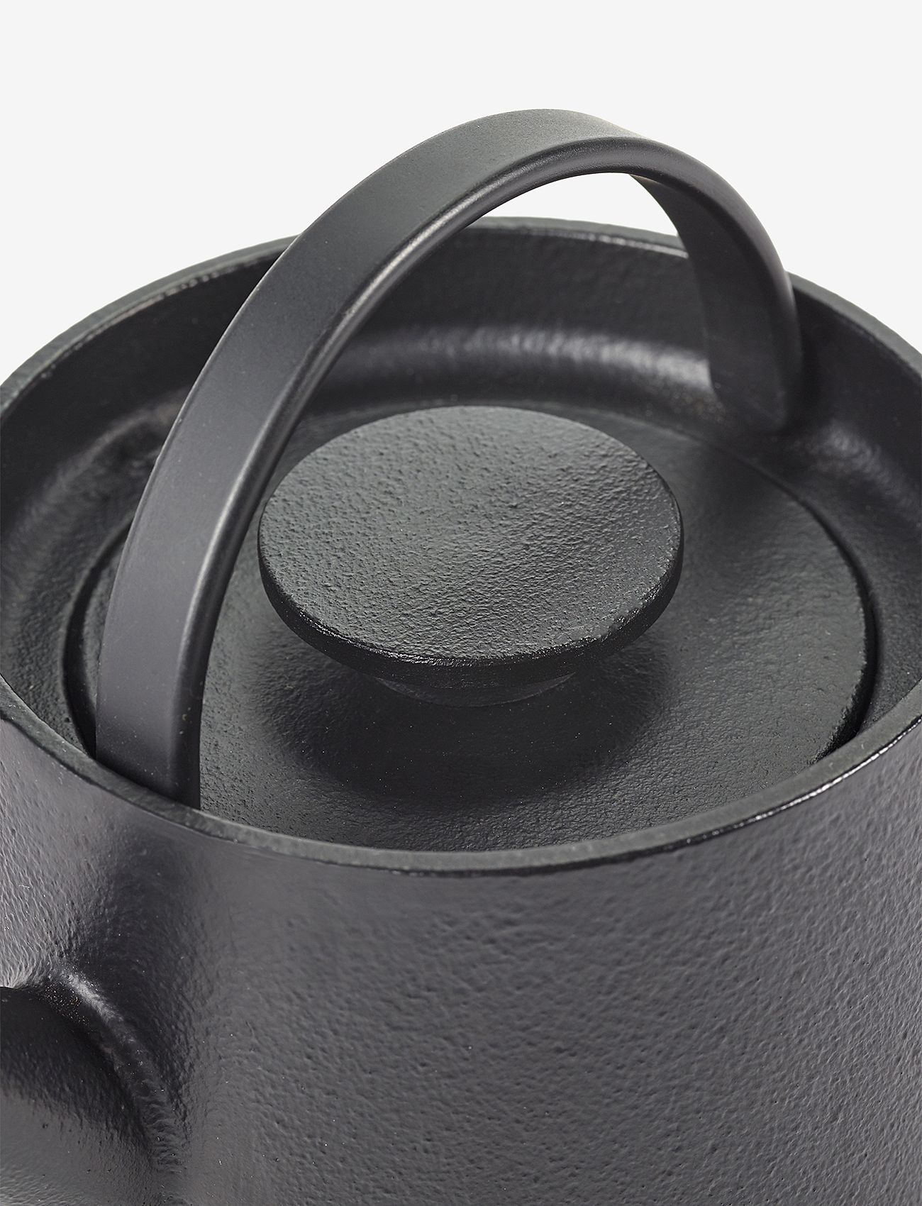 Serax - TEA POT M CAST-IRON INKU BY SERGIO HERMAN - theepotten - black - 4
