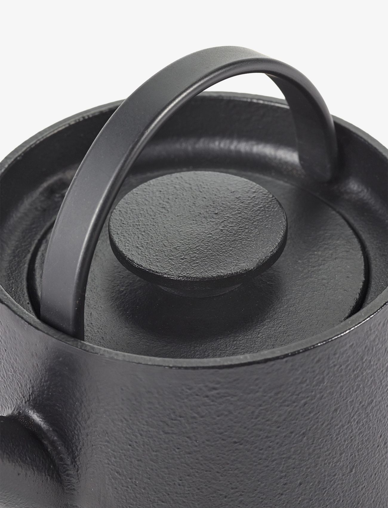 Serax - TEA POT M CAST-IRON INKU BY SERGIO HERMAN - teapots - black - 4