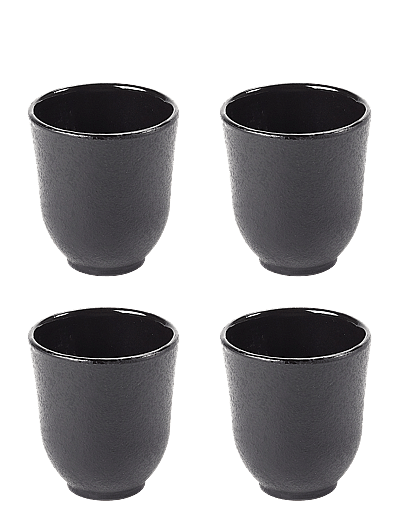 Serax CUP CAST-IRON INKU BY SERGIO HERMAN SET/4 - Tassid ja kruusid - BLACK / black