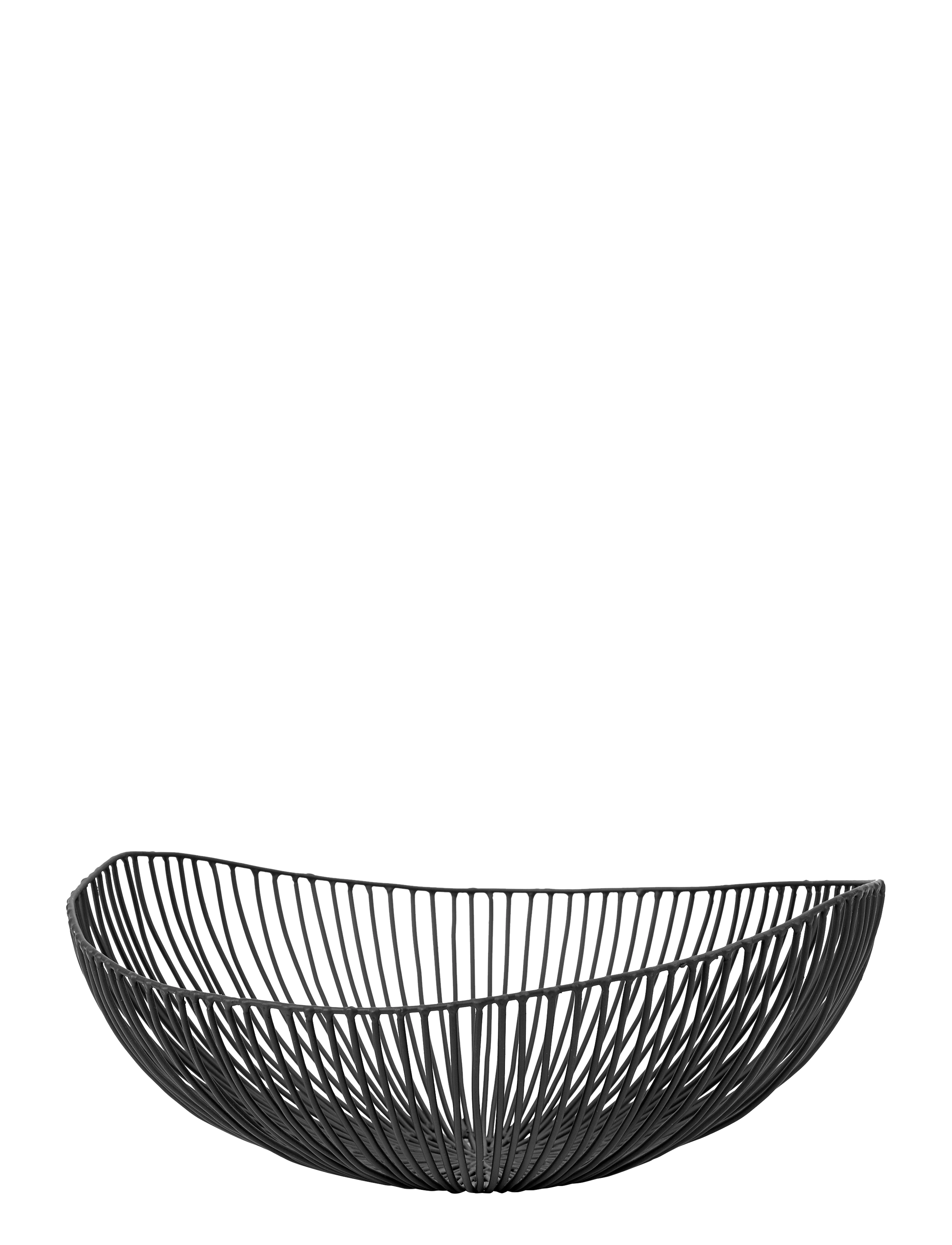 Serax Basket Oval Black Meo, One Size, Decoration, Schwarz - Decorative Platters, Homeware