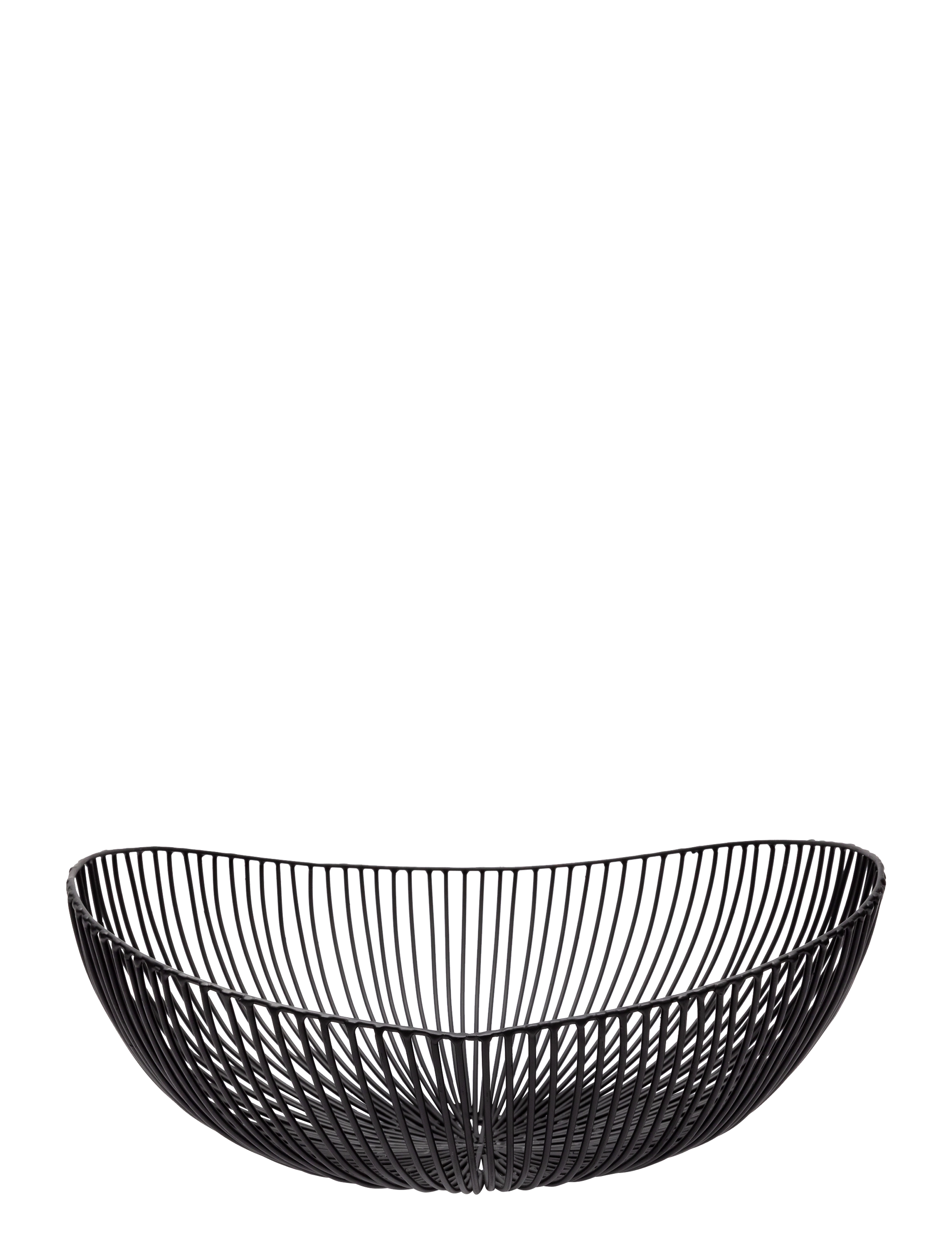 Serax - BASKET OVAL BLACK MEO - decorative platters - black - 1