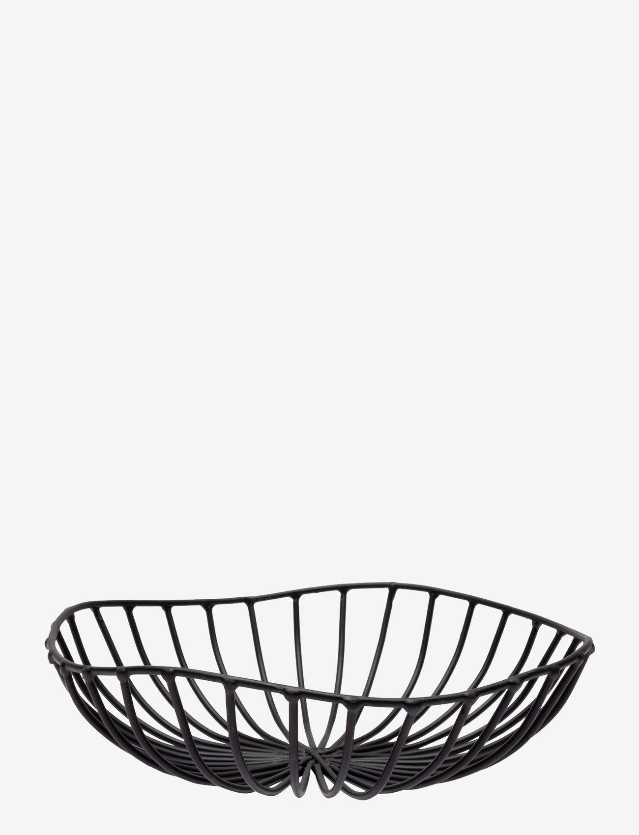 Serax - BREAD BASKET L BLACK CATU - dekorativa fat & skålar - black - 1