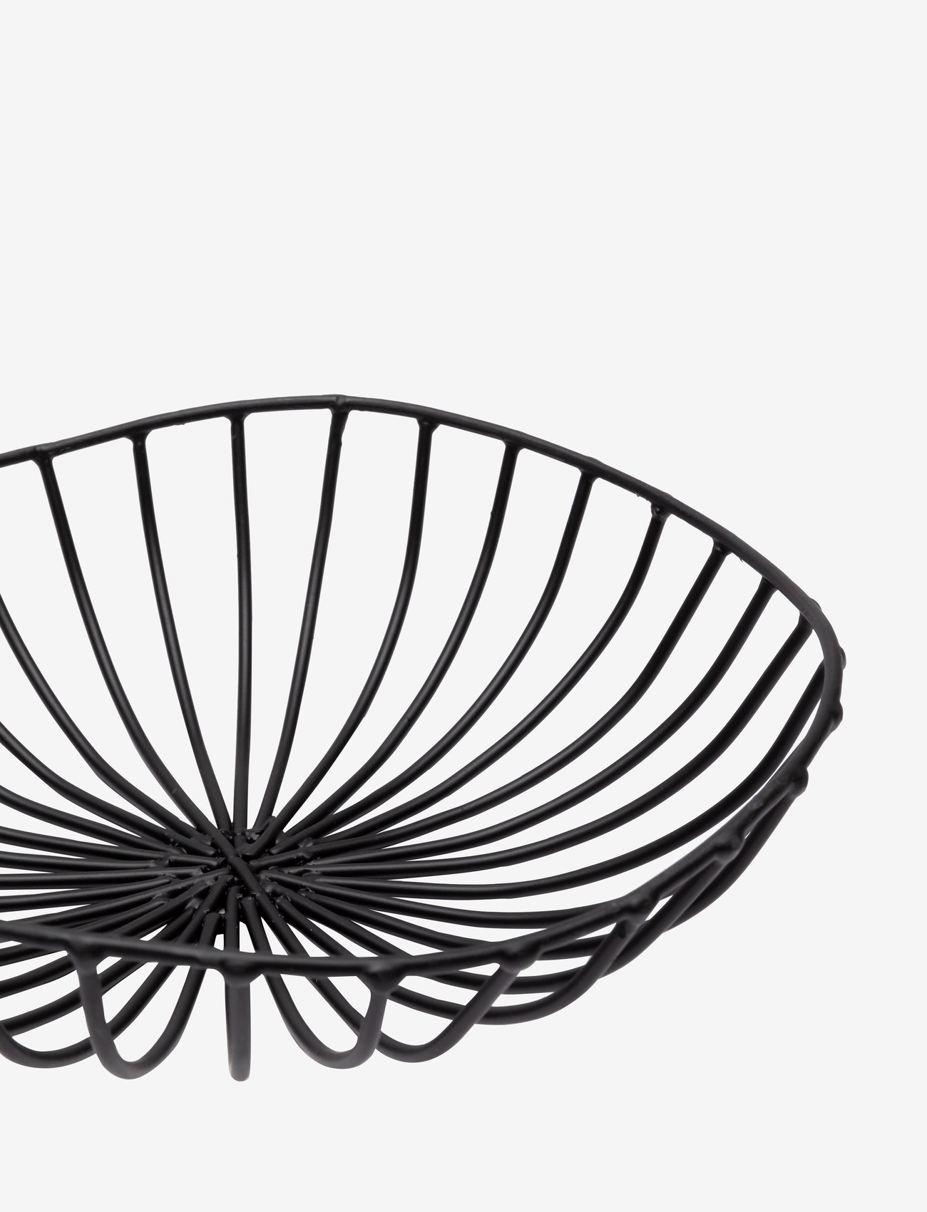 Serax - BREAD BASKET L BLACK CATU - dekorativa fat & skålar - black - 2