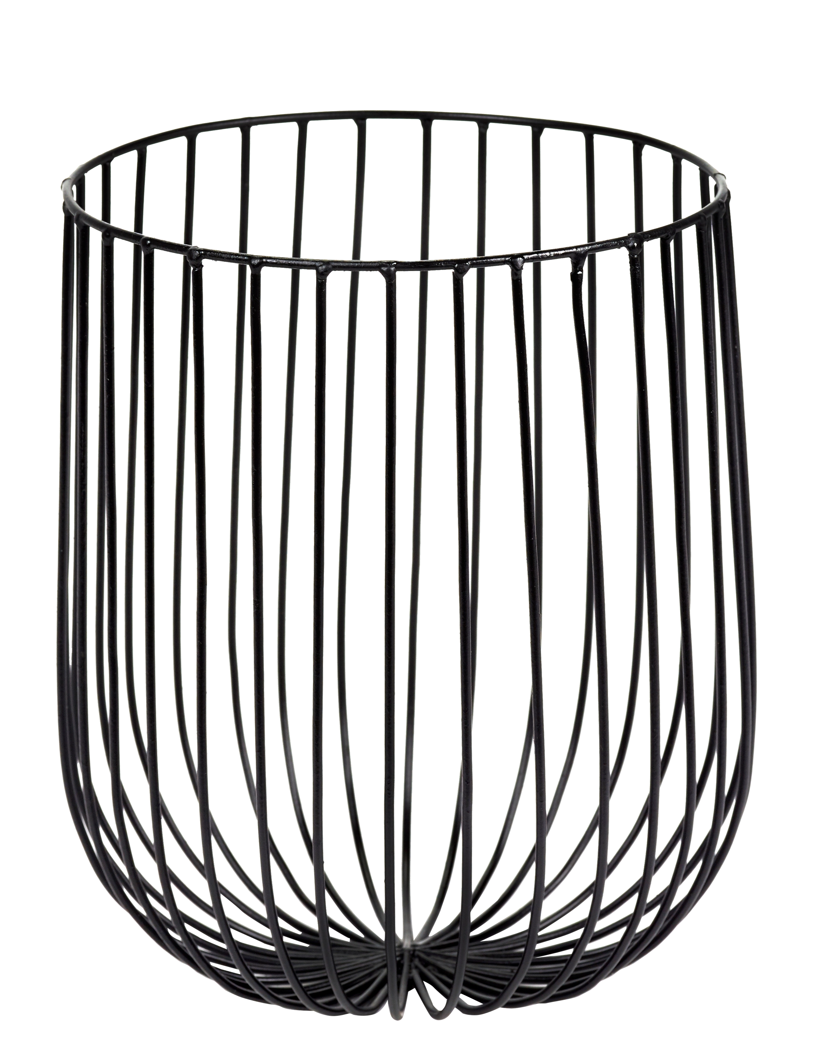 Serax Basket L Black Catu, L, Home, Schwarz - Decoration, Homeware